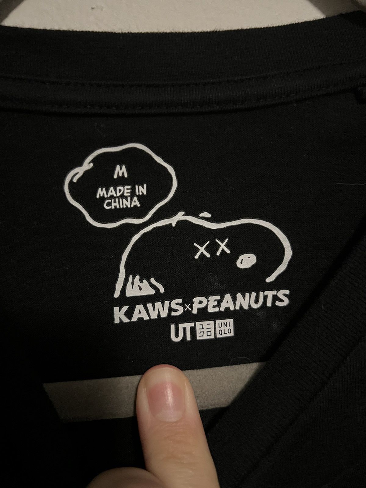Kaws × Peanuts × Uniqlo KAWS x Uniqlo x Peanuts Joe Kaws Yawn Outline Tee FW17 Size US M / EU 48-50 / 2 - 2 Thumbnail