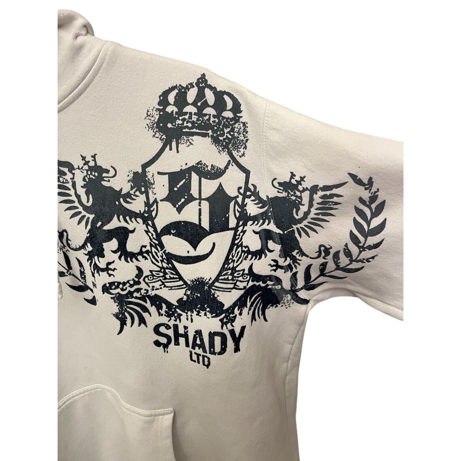 Shady Ltd Vintage Shady Limited White Pullover Hoodie Men’s Size 2XL Size US XXL / EU 58 / 5 - 2 Thumbnail