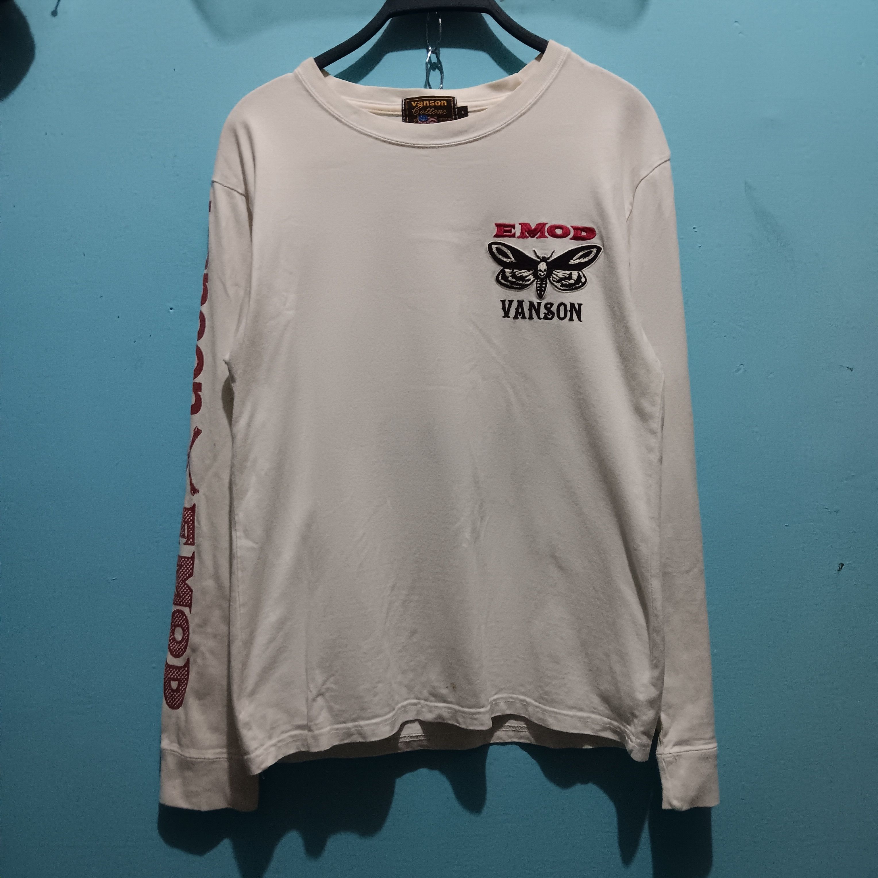 Vanson Leathers Vanson X Emod long sleeve t-shirt Size US M / EU 48-50 / 2 - 1 Thumbnail
