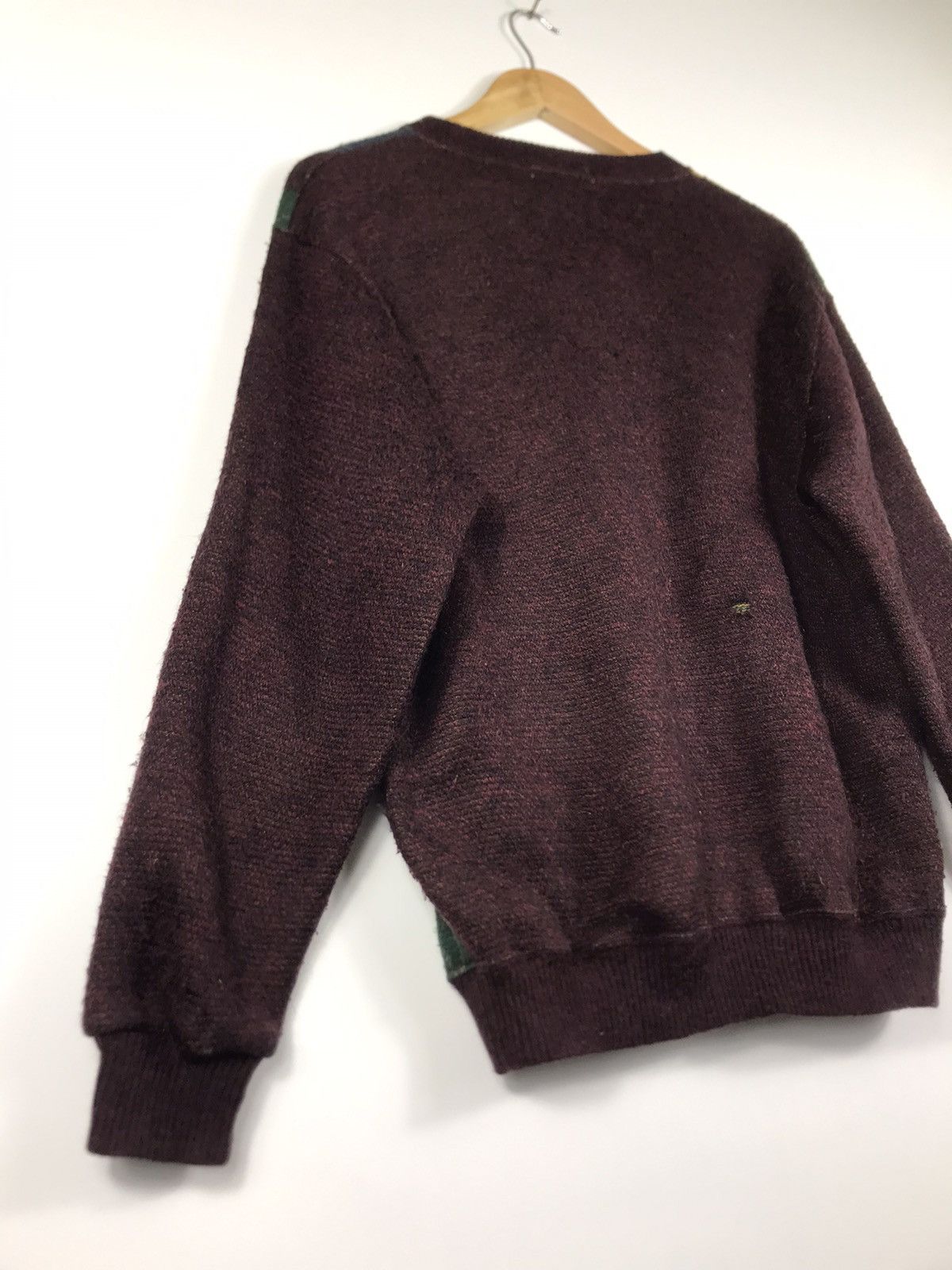 Japanese Brand ⚡️Vintage Rinald Argyle Embroidered Sweatshirt Size US M / EU 48-50 / 2 - 12 Thumbnail