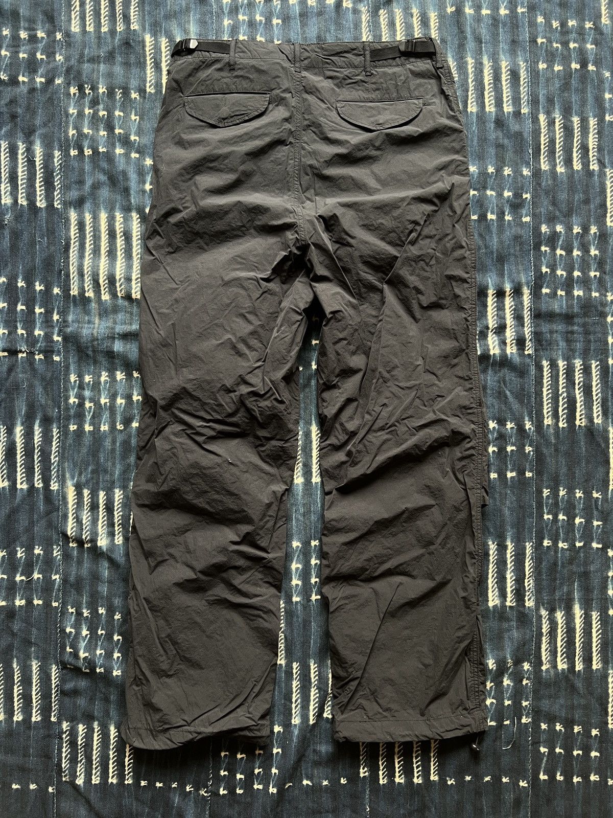 Japanese Brand Gorpcore Stonewashed Nylon M65 Track Pants Size US 32 / EU 48 - 2 Thumbnail