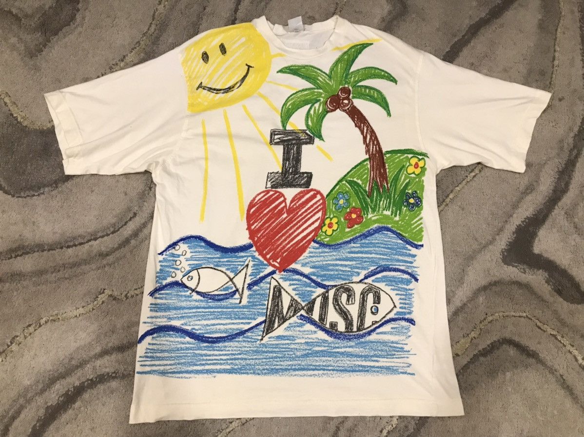 Moschino × Vintage MOSCHINO MARE 90s Tropical Beach Hand Painted Size US L / EU 52-54 / 3 - 1 Thumbnail