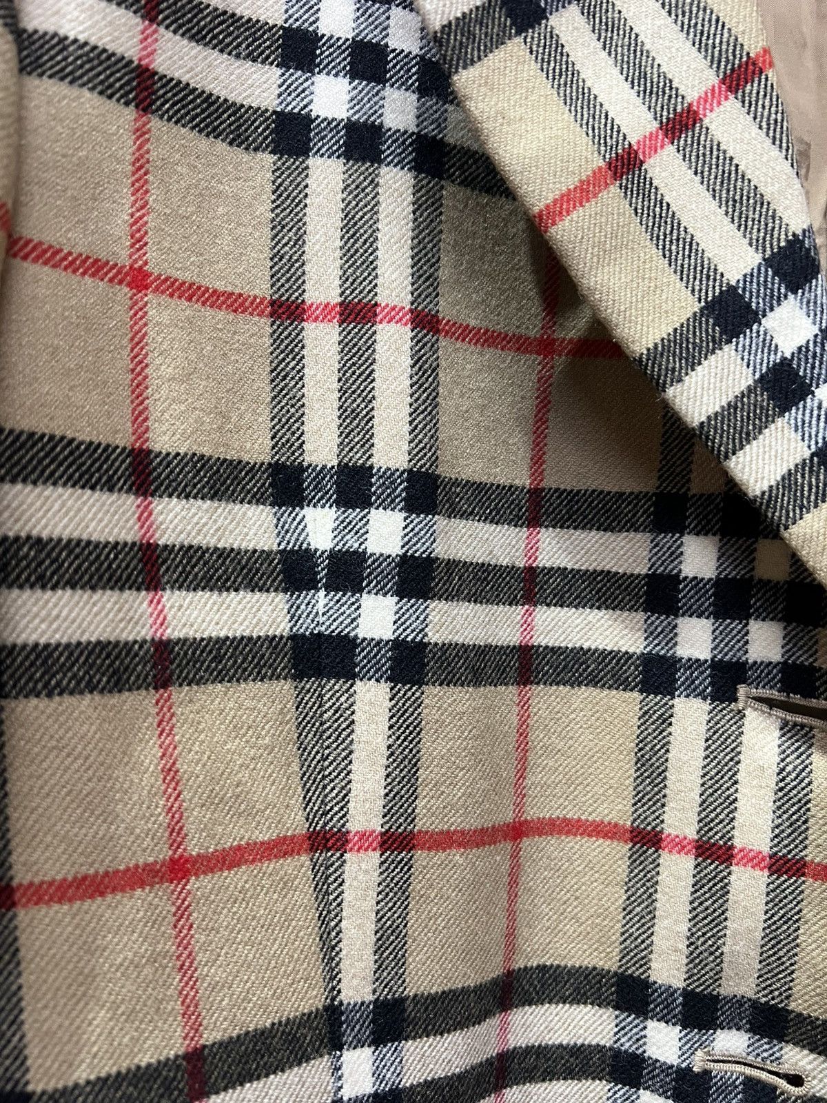 Burberry Burberry Check Wool Blazer Vintage Size M / US 6-8 / IT 42-44 - 8 Thumbnail