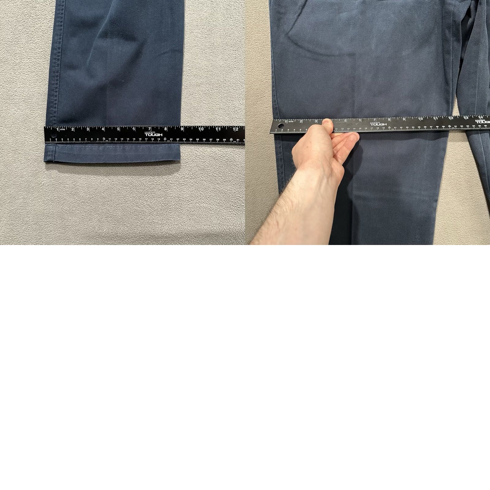 Dockers DOCKERS Khakis Pants Mens 34 Navy Blue Classic Straight Belted Pleated 5-Pocket Size 33x34 EUC Size US 34 / EU 50 - 8 Thumbnail