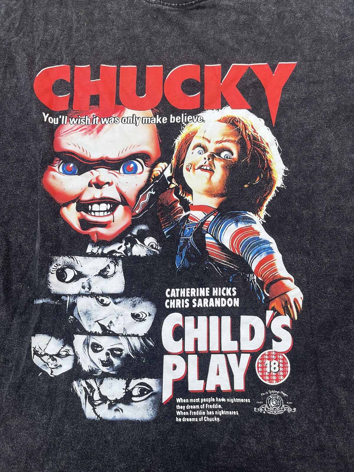 Expert Horror Vintage Movie T shirt Chucky Horror Serial Killer L Distress Size US L / EU 52-54 / 3 - 2 Thumbnail
