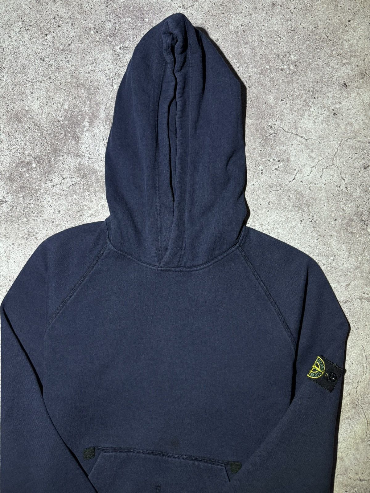 Massimo Osti × Stone Island Stone Island Junior Size S (14 Years) Vintage Blue Hoodie Size US S / EU 44-46 / 1 - 2 Thumbnail