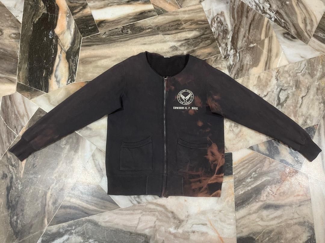 Buzz Rickson's Vintage U.S. Air Force Edward ms A.F. Base Sun Faded Zip Up Size US M / EU 48-50 / 2 - 1 Thumbnail