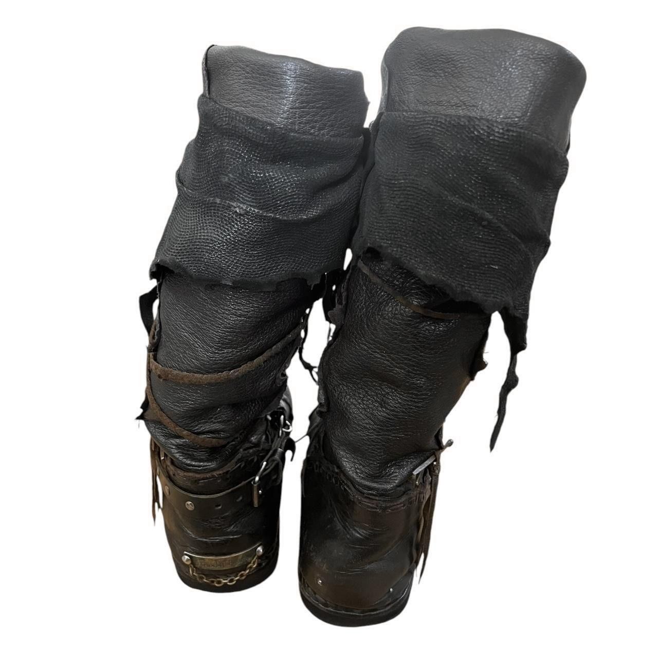 14th Addiction 14th addiction fw08 evolved foldable moccasin boots Size US 9.5 / EU 42-43 - 4 Thumbnail
