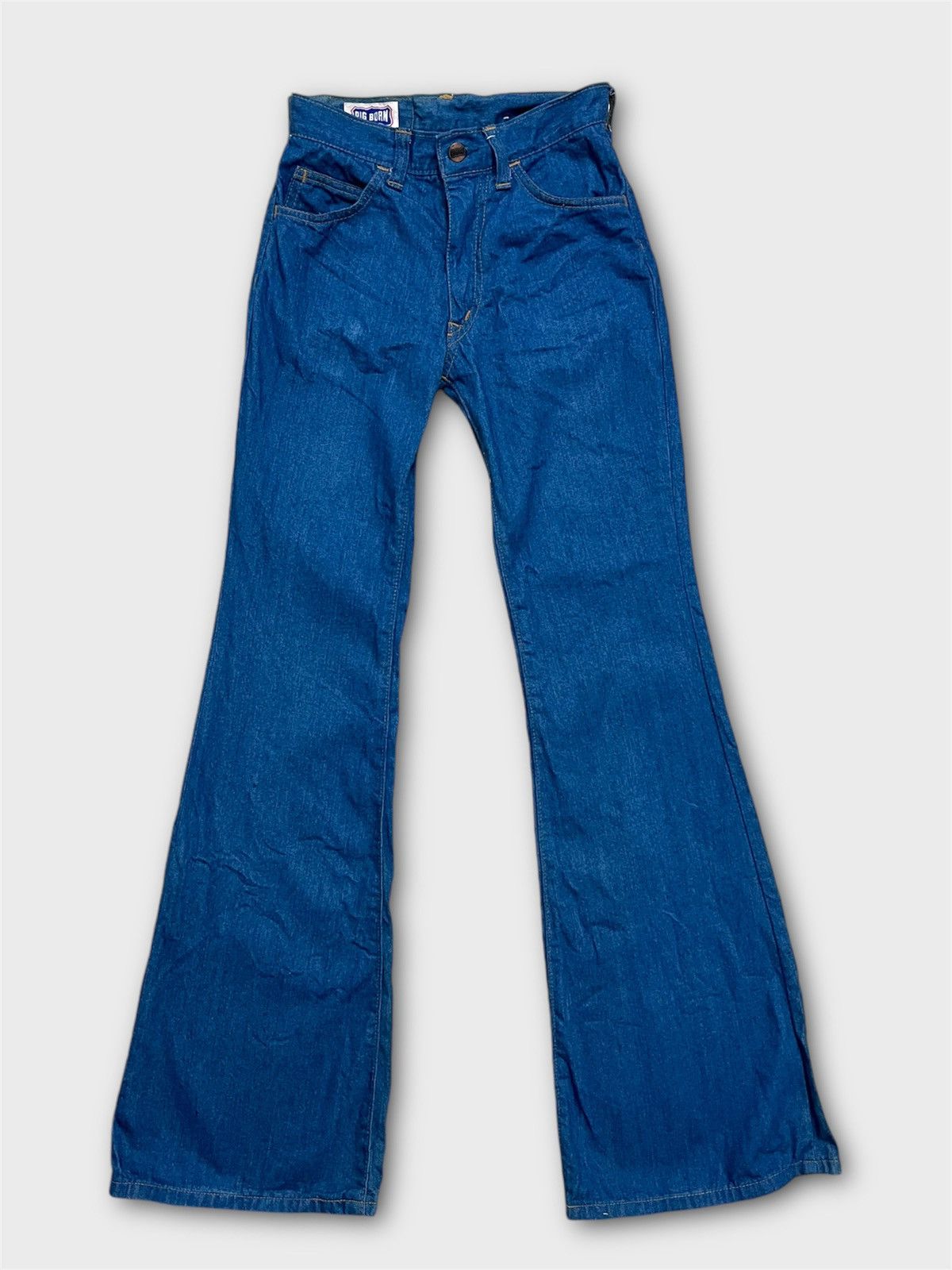 Japanese Brand × Vintage Big Born Bootcut Jeans Vintage Size 24" / US 00 / IT 34 - 1 Thumbnail
