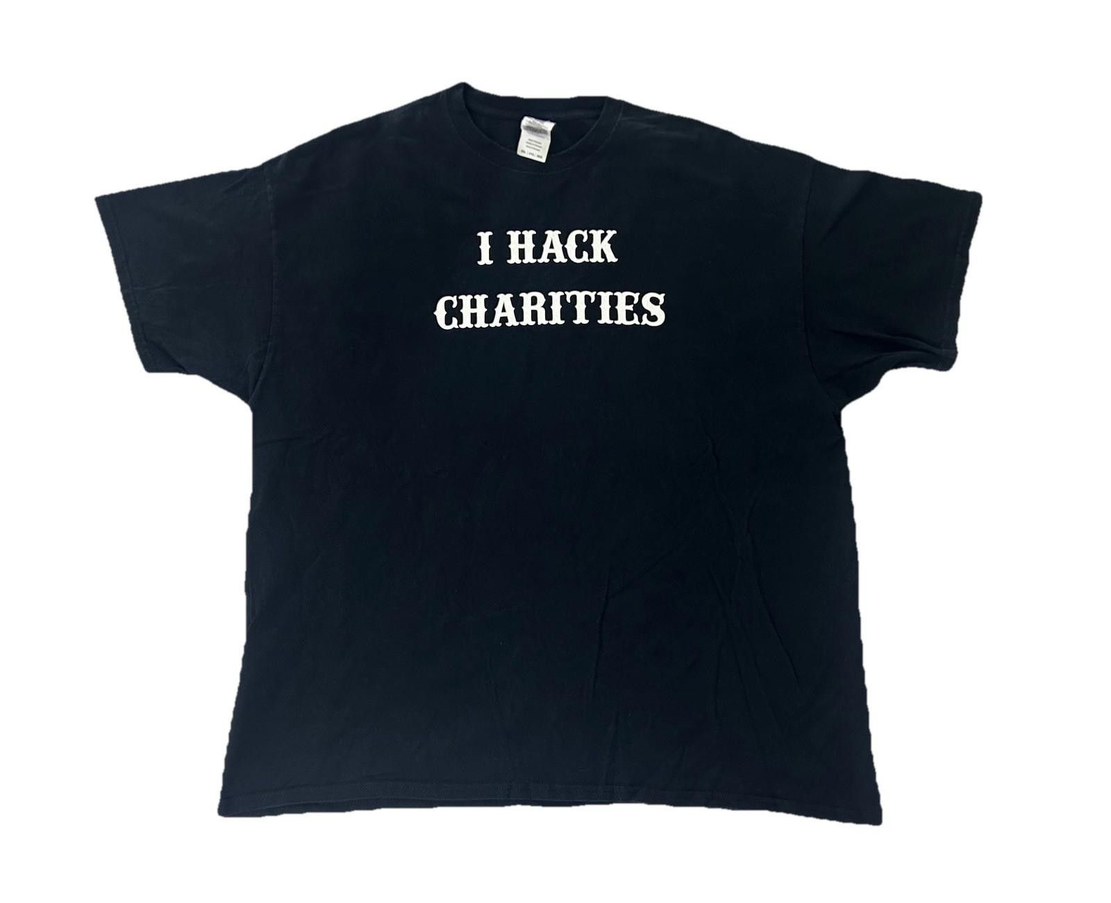 Gildan DEFCON 2012 I Hack Charities Shirt Mens 2XL Hacker Size US XXL / EU 58 / 5 - 2 Thumbnail