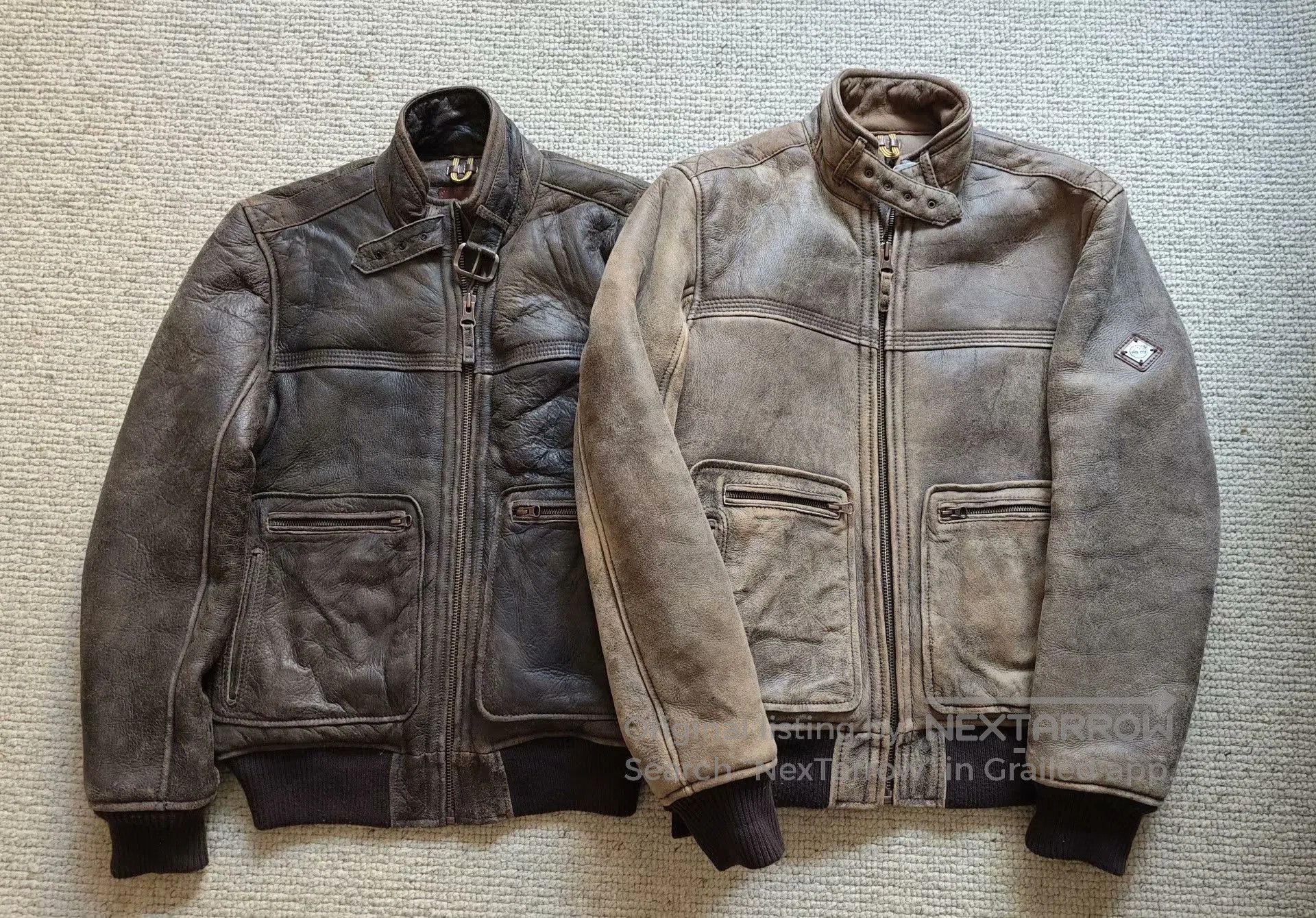 Timberland Timberland Shearling Moto Leather Jacket. Size US M / EU 48-50 / 2 - 8 Thumbnail