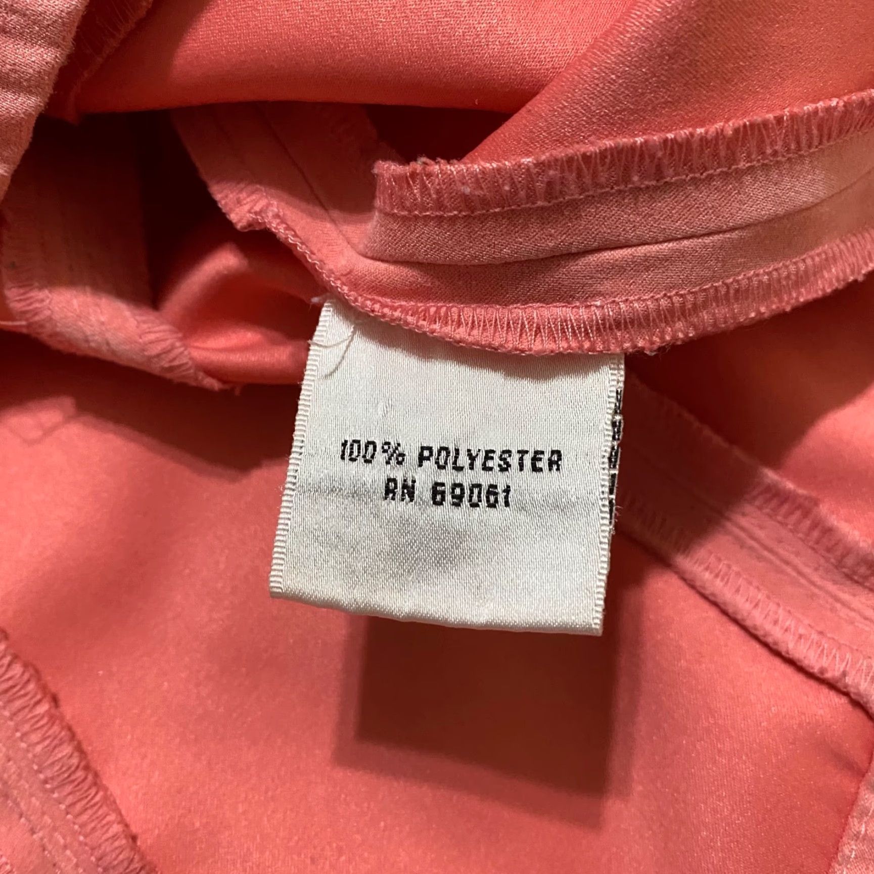 Talbots Talbots Shirt Orange Long Sleeve Button-Up Petite Womens PS Polyester Velvet Casual Solid 90s Size S / US 4 / IT 40 - 4 Thumbnail