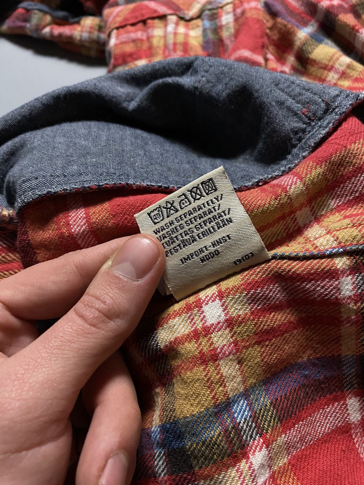 Japanese Brand × Vintage 🔥 PL&CO VTG FLANNEL RRL STYLE HOODIE JACKET Size US M / EU 48-50 / 2 - 7 Thumbnail