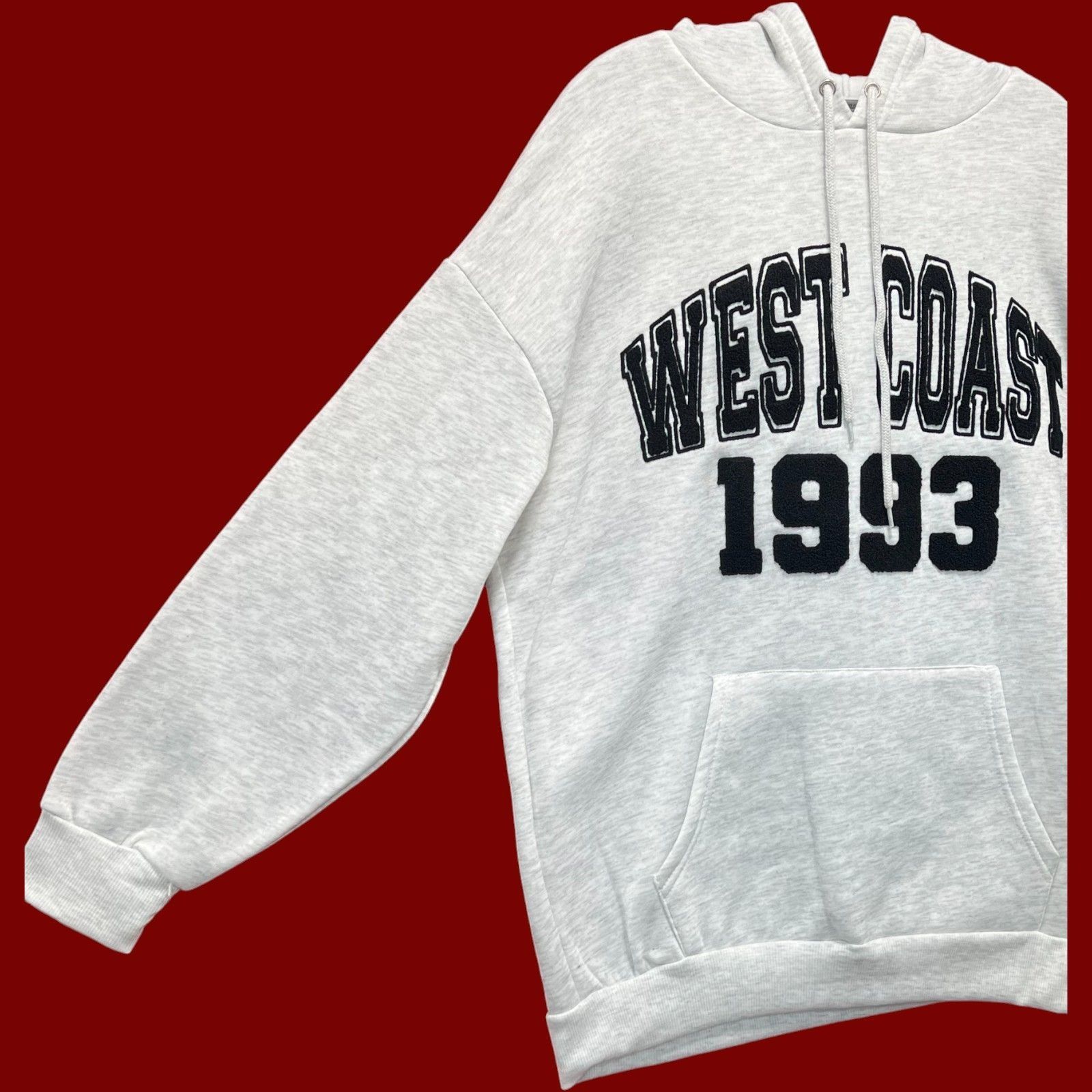 rue21 Rue 21 - Men's Long Sleeve Hooded Sweatshirt - Gray - Small Size US S / EU 44-46 / 1 - 12 Thumbnail