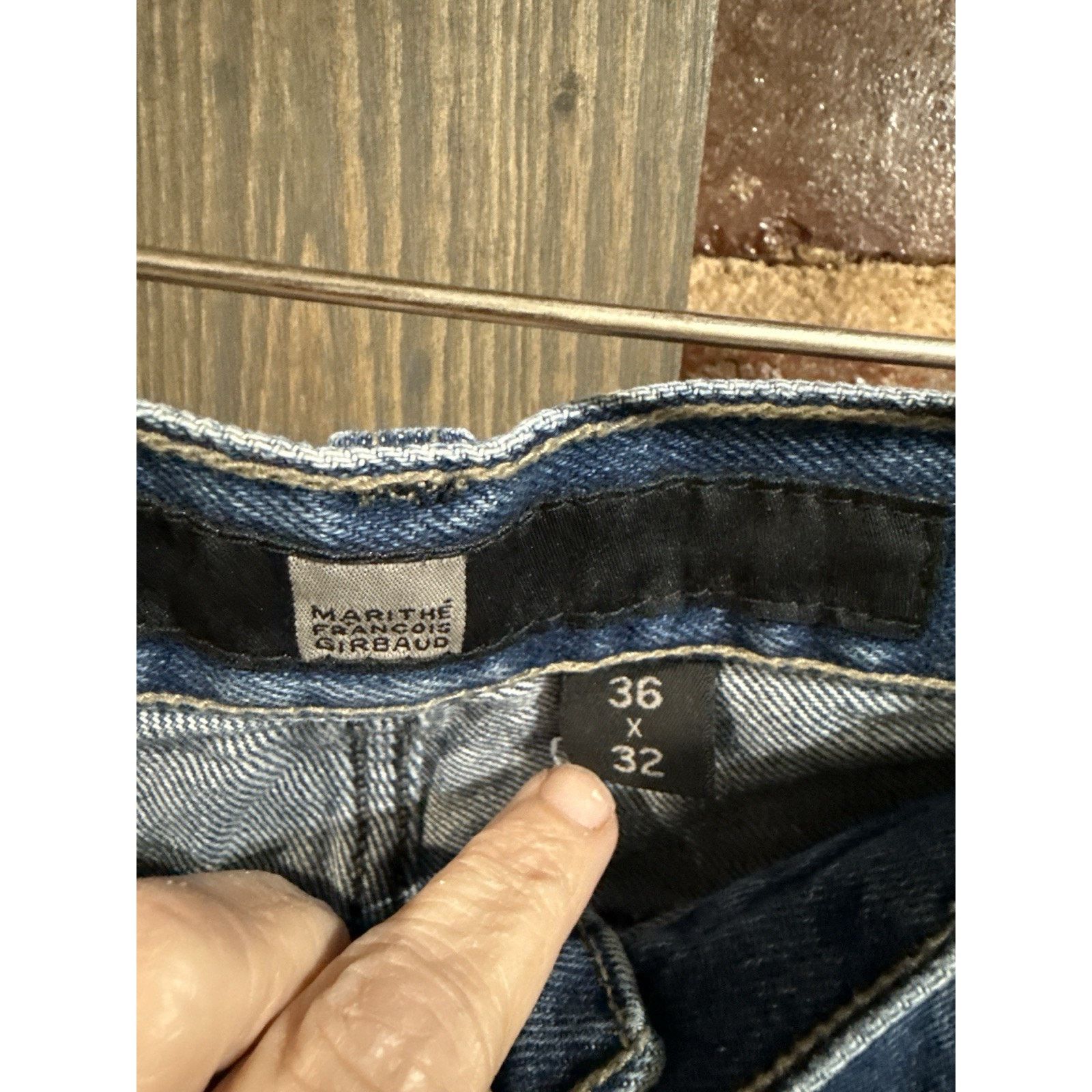 Marithe + Francois Girbaud Marithé François Girbaud Jeans 36x32 Baggy Streetwear EUC Size US 36 / EU 52 - 4 Thumbnail