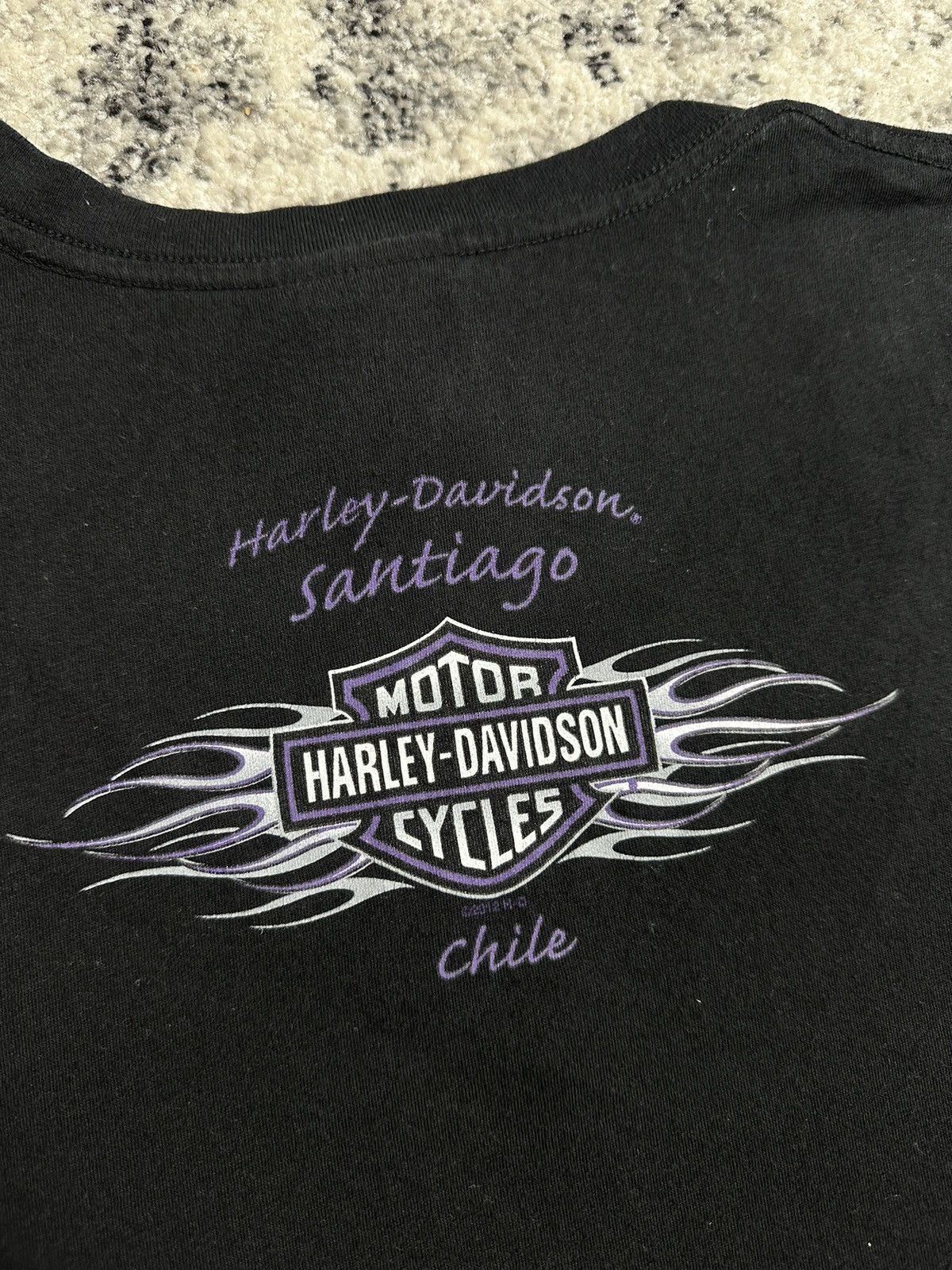 Vintage Harley Davidson Motorcycle Made in USA 2012 T-shirt Size M / US 6-8 / IT 42-44 - 7 Thumbnail