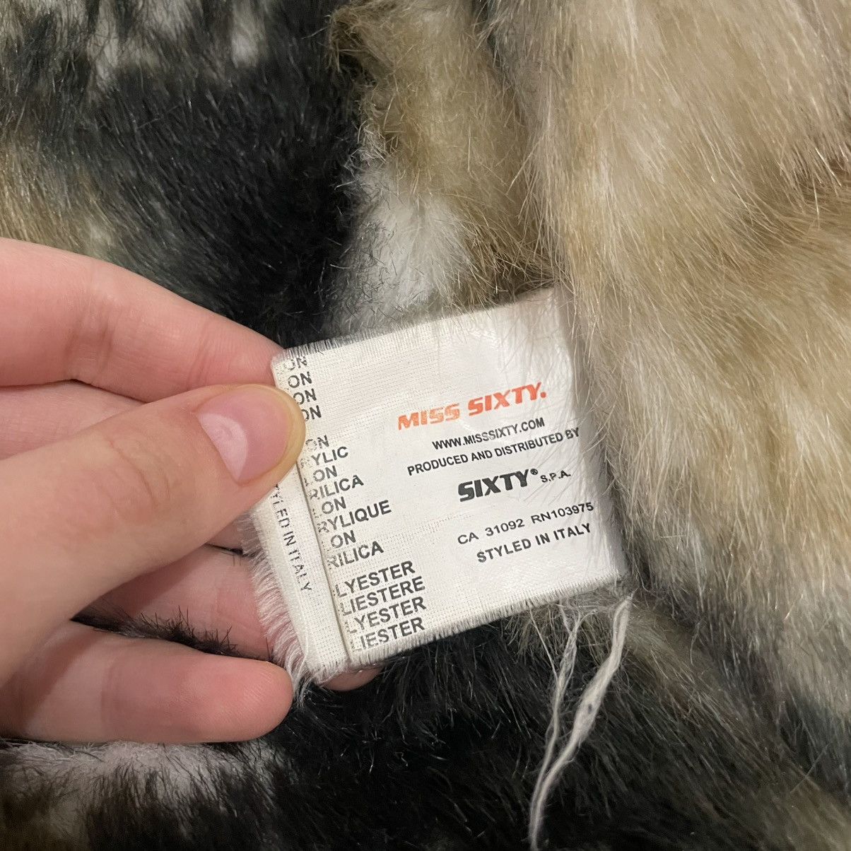 Miss Sixty Miss Sixty Y2K Down Jacket with Fur Collared and sleeves Size M / US 6-8 / IT 42-44 - 9 Thumbnail