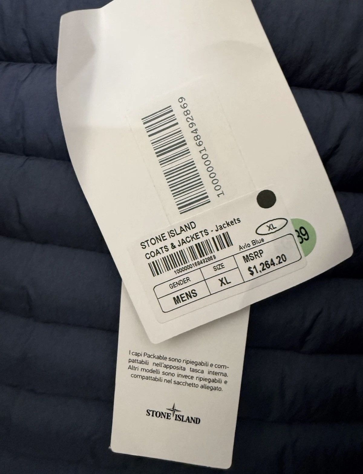 Stone Island NWT $1264 STONE ISLAND Padded jacket Size US XL / EU 56 / 4 - 5 Thumbnail