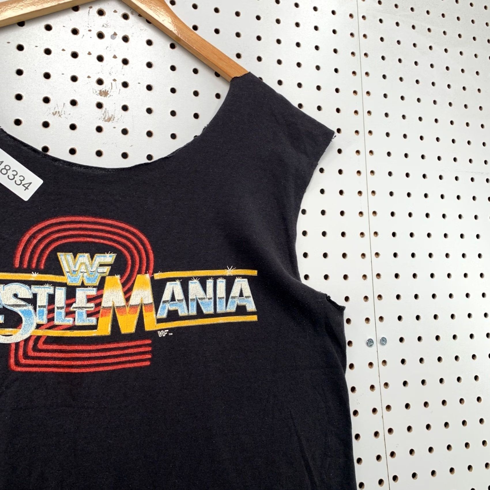 Vintage VINTAGE WWF WrestleMania 2 Tank Top Mens XL Black Muscle Tee Sleeveless Graphic Tee 80s Size US XL / EU 56 / 4 - 5 Thumbnail