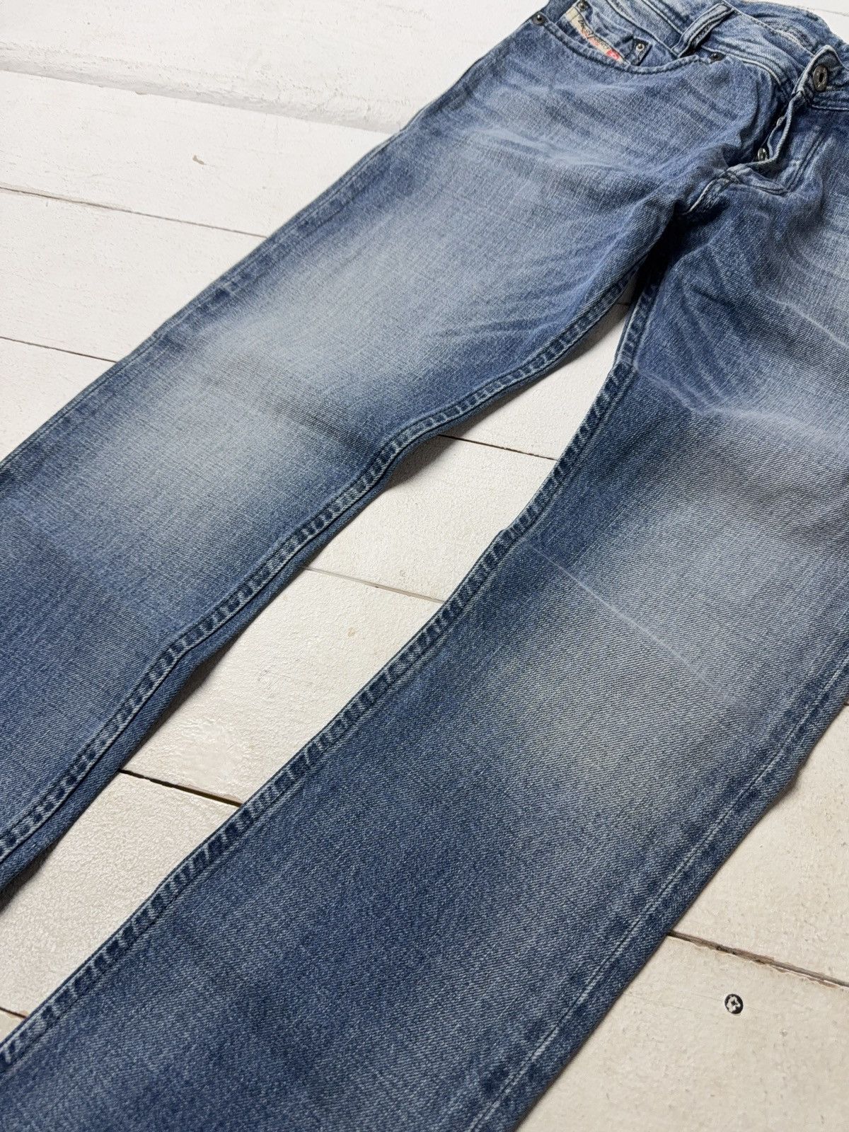 Diesel Luxury Diesel Iakop Regular Slim Tapered Jeans W27 L32 Size US 27 - 4 Thumbnail