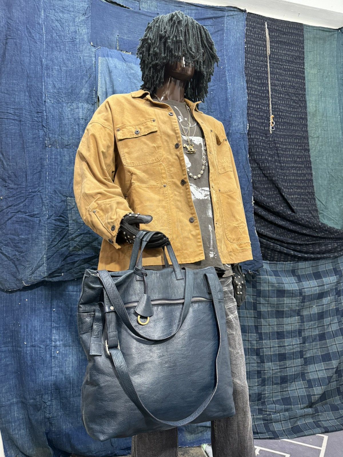 Genuine Leather Full Leather Aniary Shoulder Bag prada julius dior cdg 2🟩 Size ONE SIZE - 5 Thumbnail