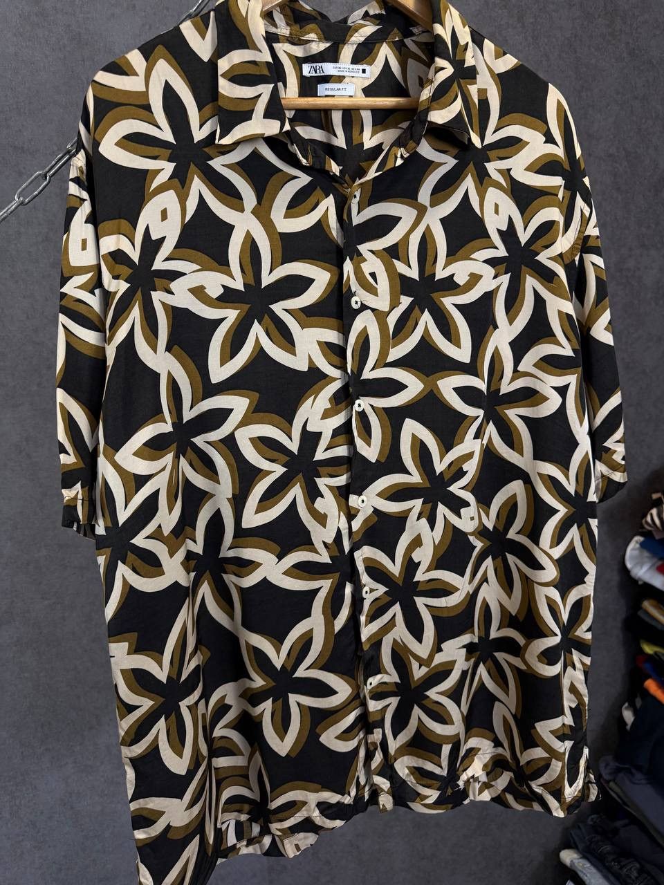 Zara Zara Man art crazy Hawaiian shirt Size US XL / EU 56 / 4 - 3 Thumbnail