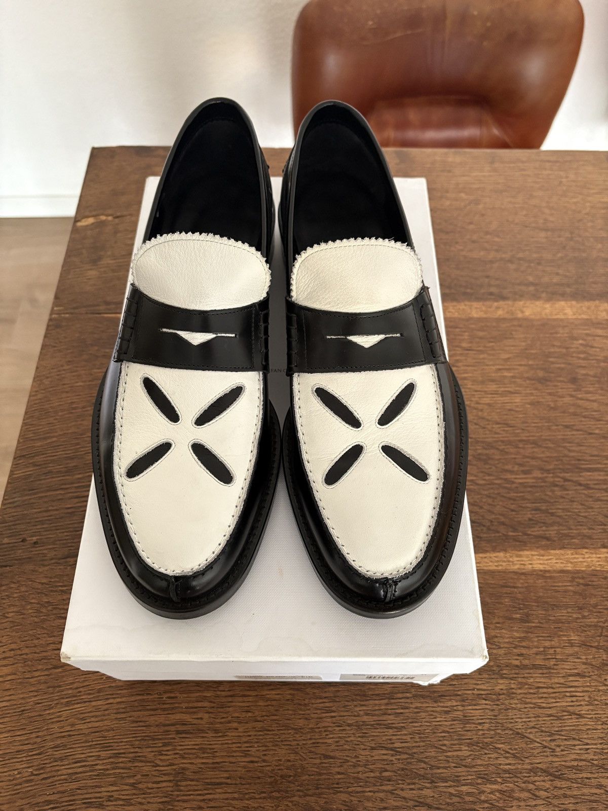 Stefan Cooke Stefan Cooke 100 Stars Slip On Loafers Black | Grailed