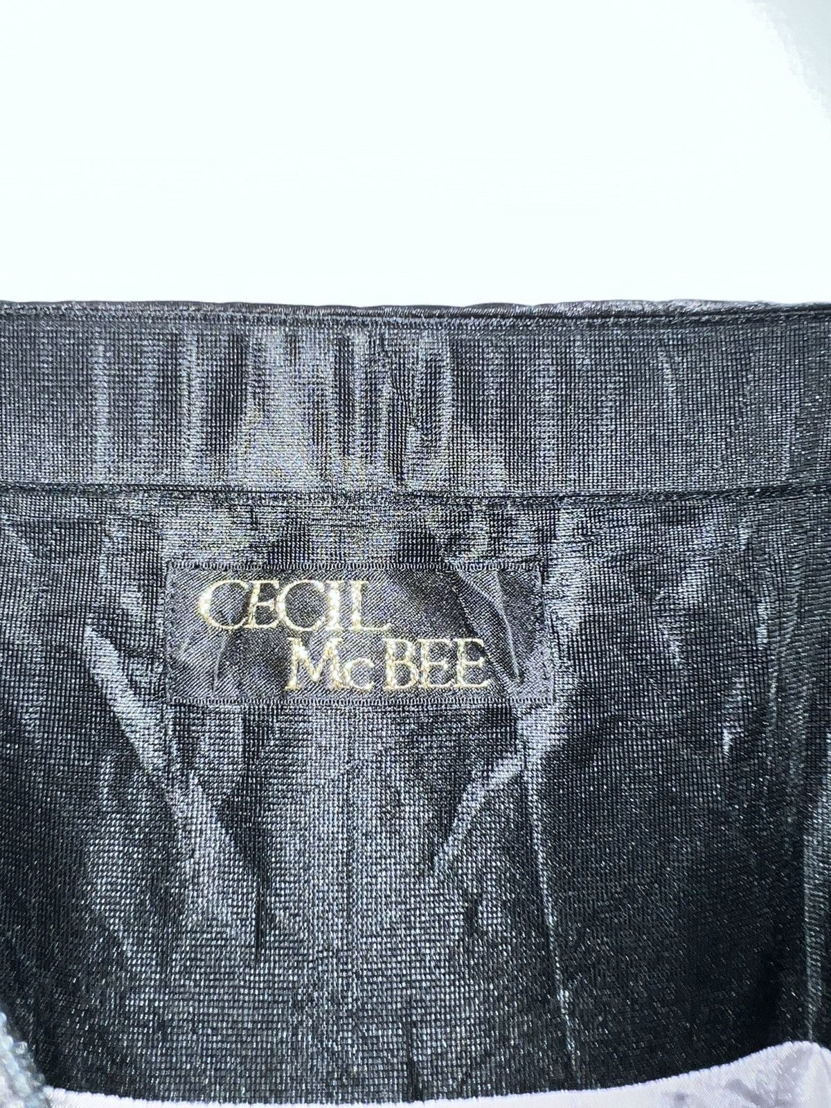 Japanese Brand Cecil McBee silk n mesh mini dress 🎀 Size S / US 4 / IT 40 - 9 Thumbnail