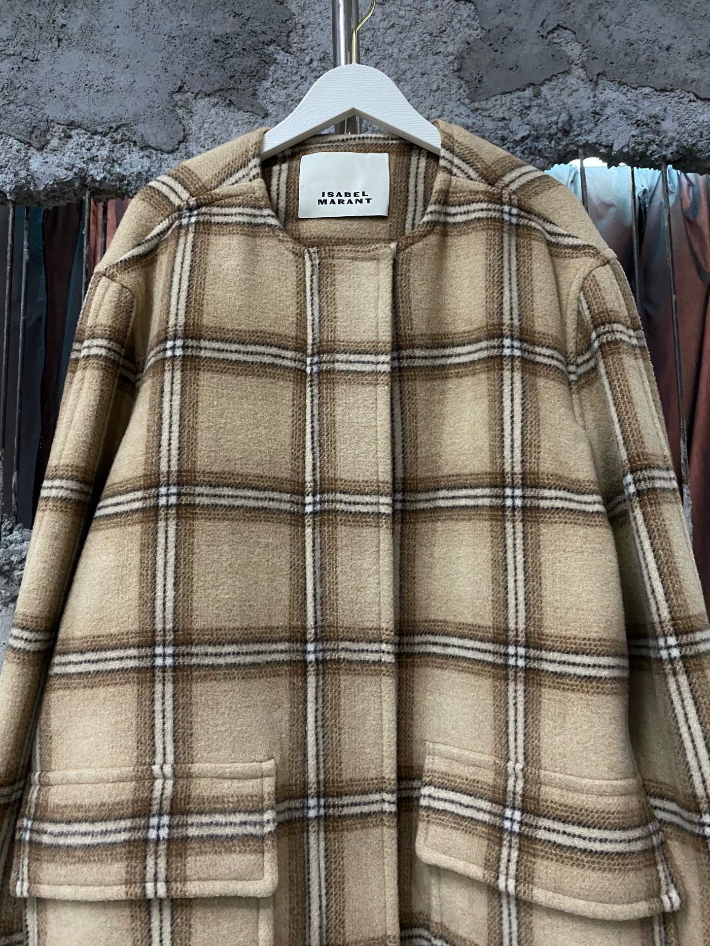 Isabel Marant Isabel Marant Plaid Wool Coat Women's 36 Size XS / US 0-2 / IT 36-38 - 3 Thumbnail