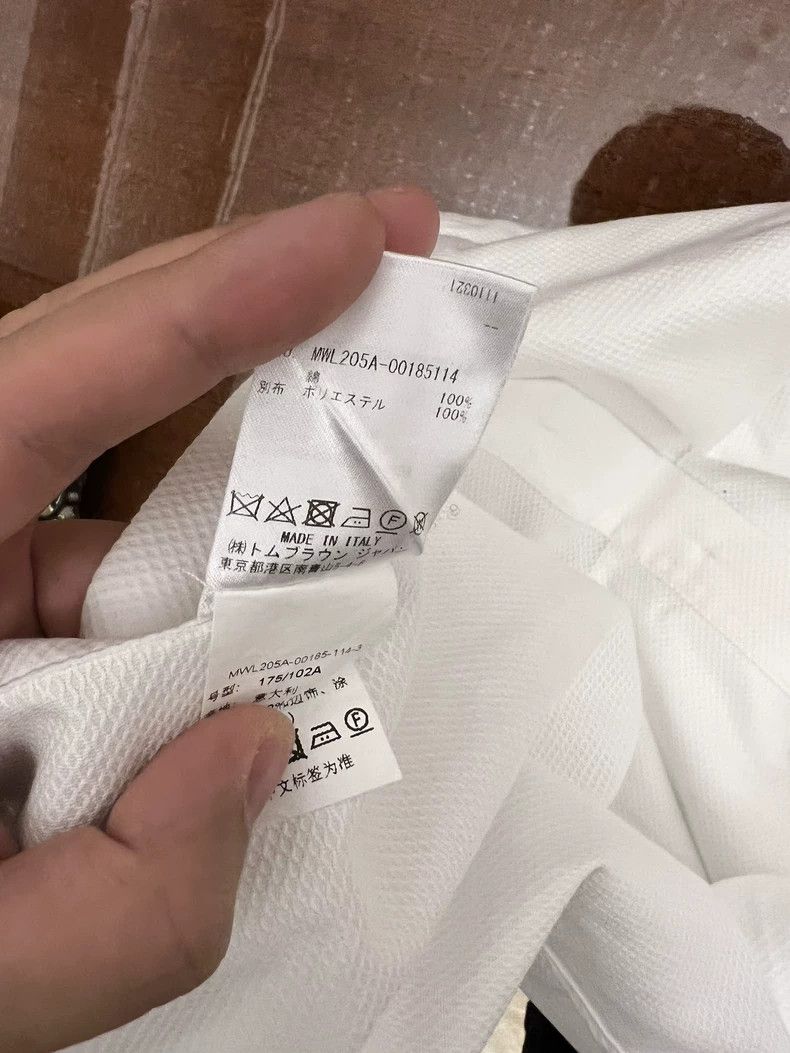 Thom Browne Thom Browne size3 White sleek shirt Size US L / EU 52-54 / 3 - 5 Thumbnail