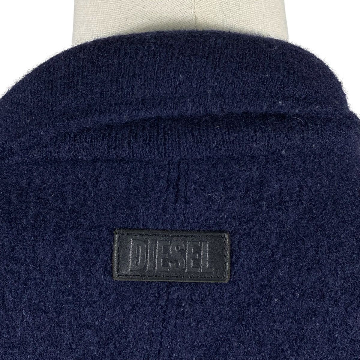 Diesel Diesel Cropped Wool Jacket Navy Blue Double Breasted Size S / US 4 / IT 40 - 7 Thumbnail