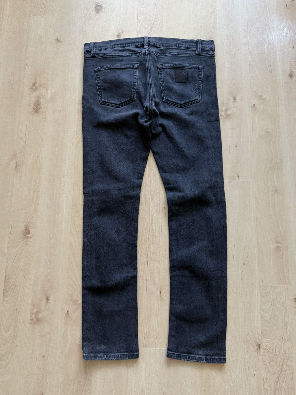 Carhartt Wip Carhartt WIP Rebel Pant Jeans black logo 32x32 Size US 32 / EU 48 - 2 Thumbnail