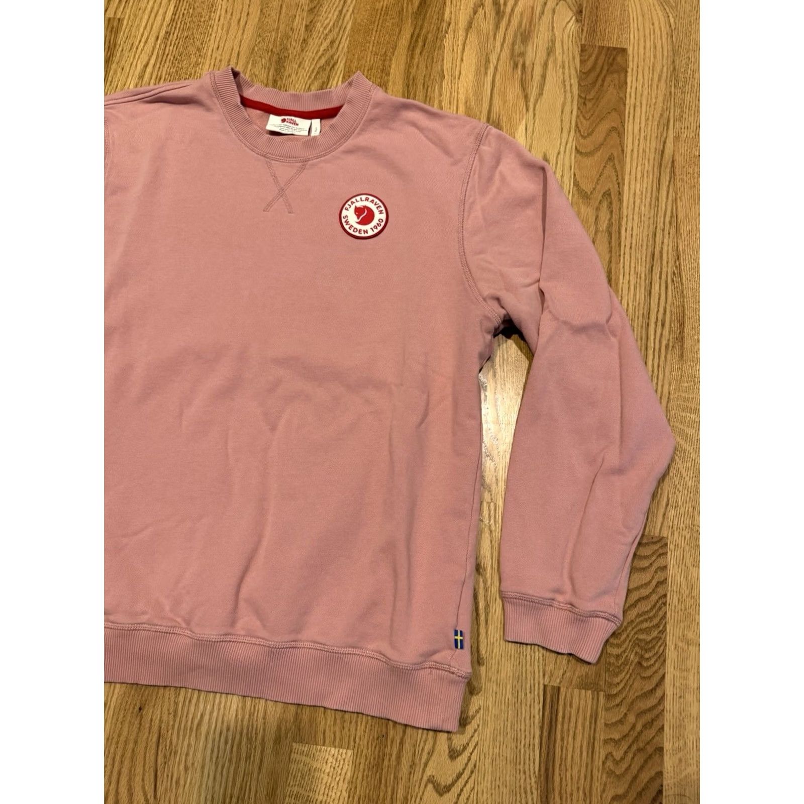 Vintage Fjallraven Logo Badge Sweater Mens XL Crewneck Sweatshirt Pullover Pink Cotton Size US XL / EU 56 / 4 - 6 Thumbnail