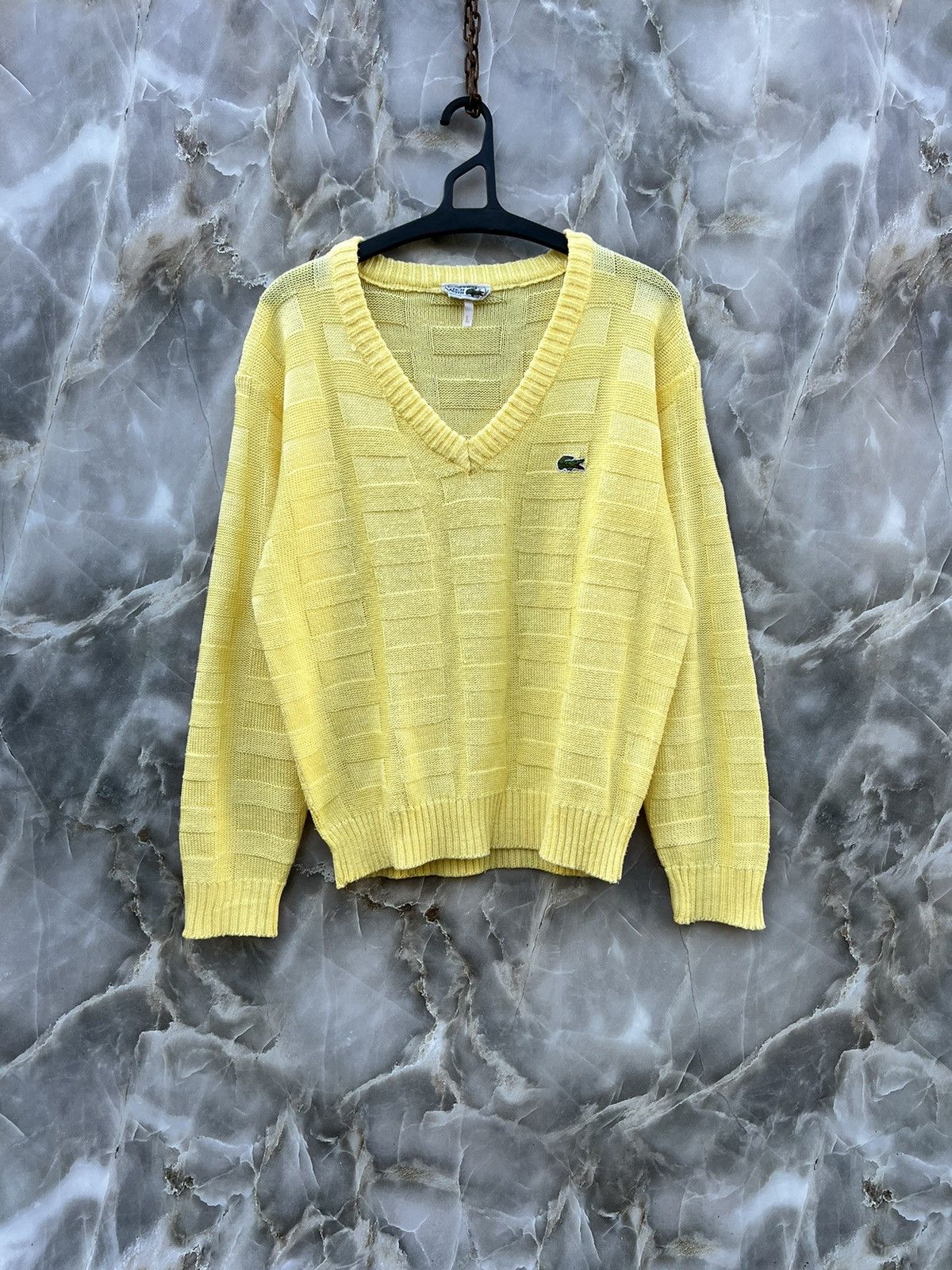 Lacoste hotsell yellow sweater