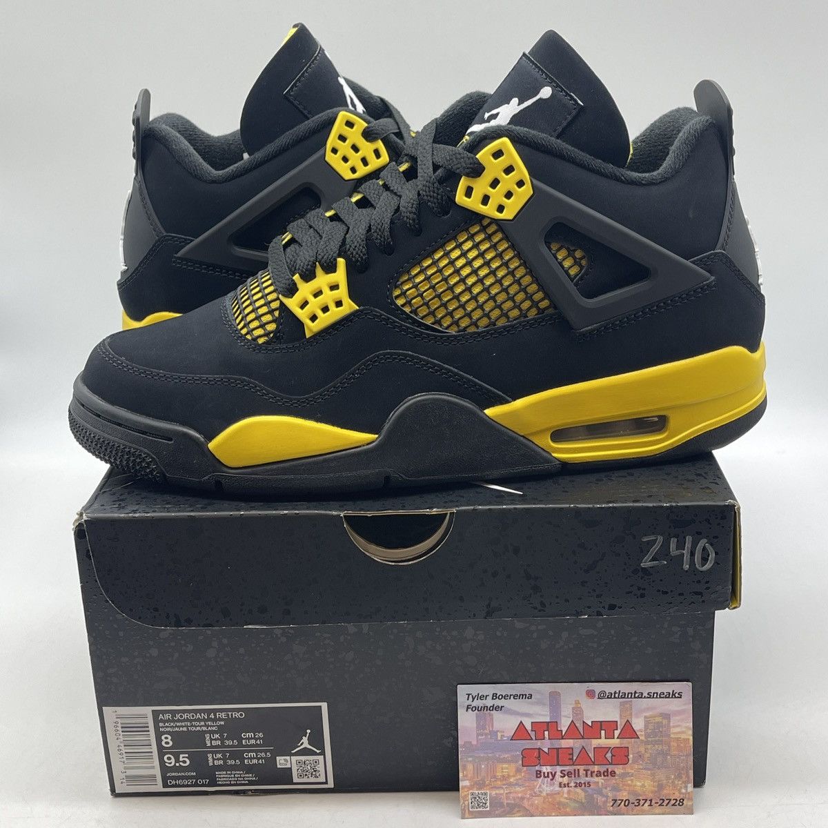 Jordan Brand Air Jordan 4 thunder Size US 8 / EU 41 - 1 Thumbnail