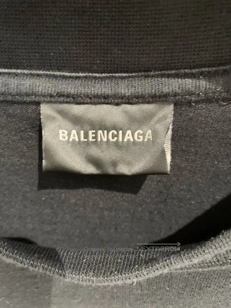 Balenciaga BALENCIAGA Black T-shirt. Size US M / EU 48-50 / 2 - 6 Thumbnail