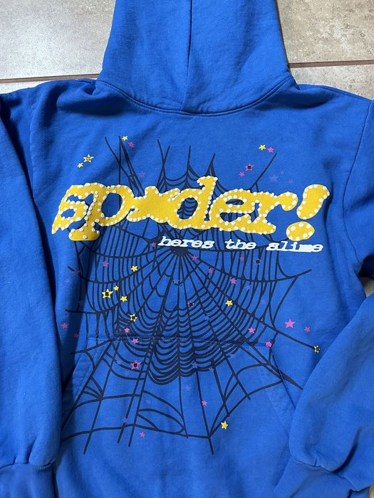 Spider Worldwide Spider blue hoodie | Grailed