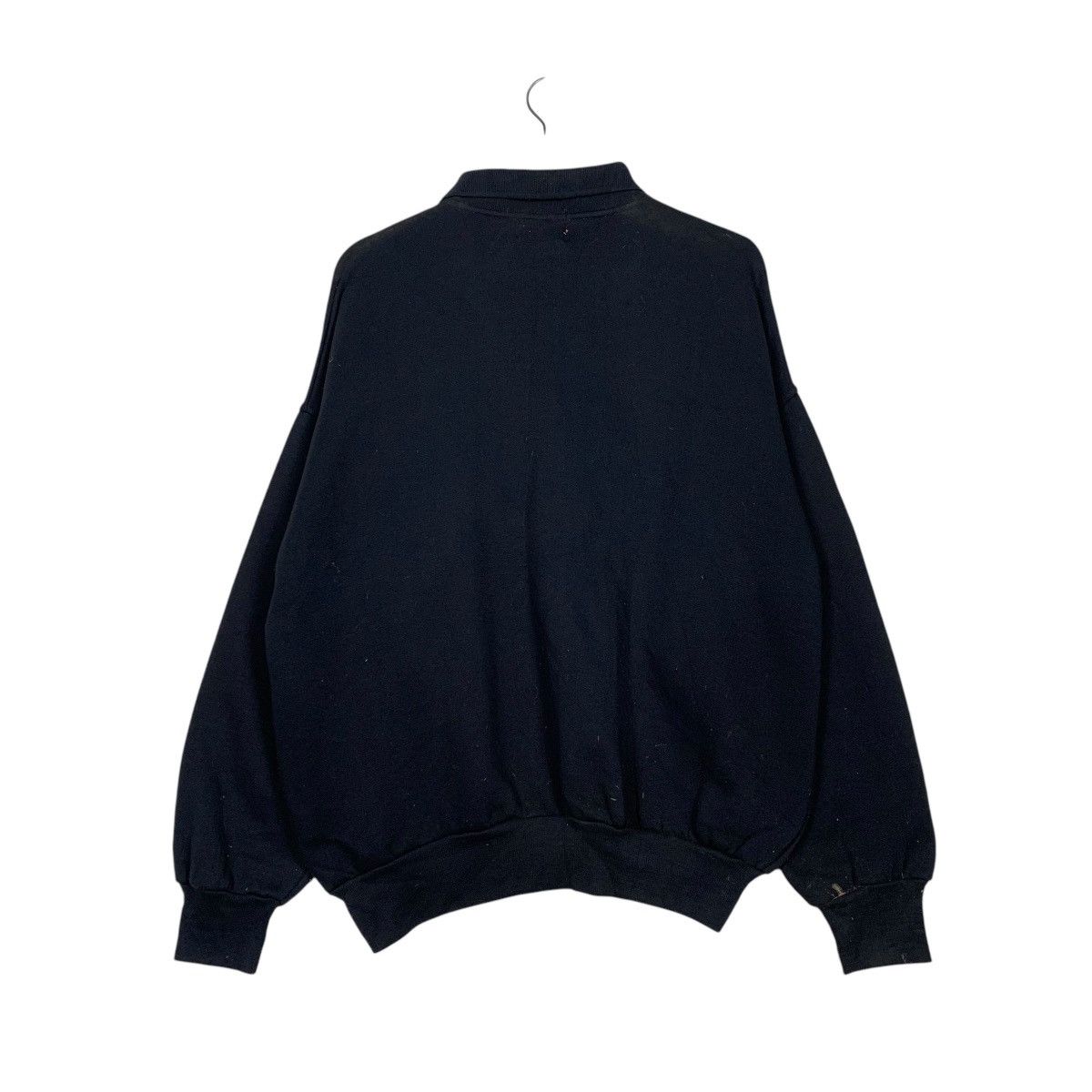Berg & Berg Vintage Berg & Berg Black Comb Polo Sweater Size US L / EU 52-54 / 3 - 8 Thumbnail