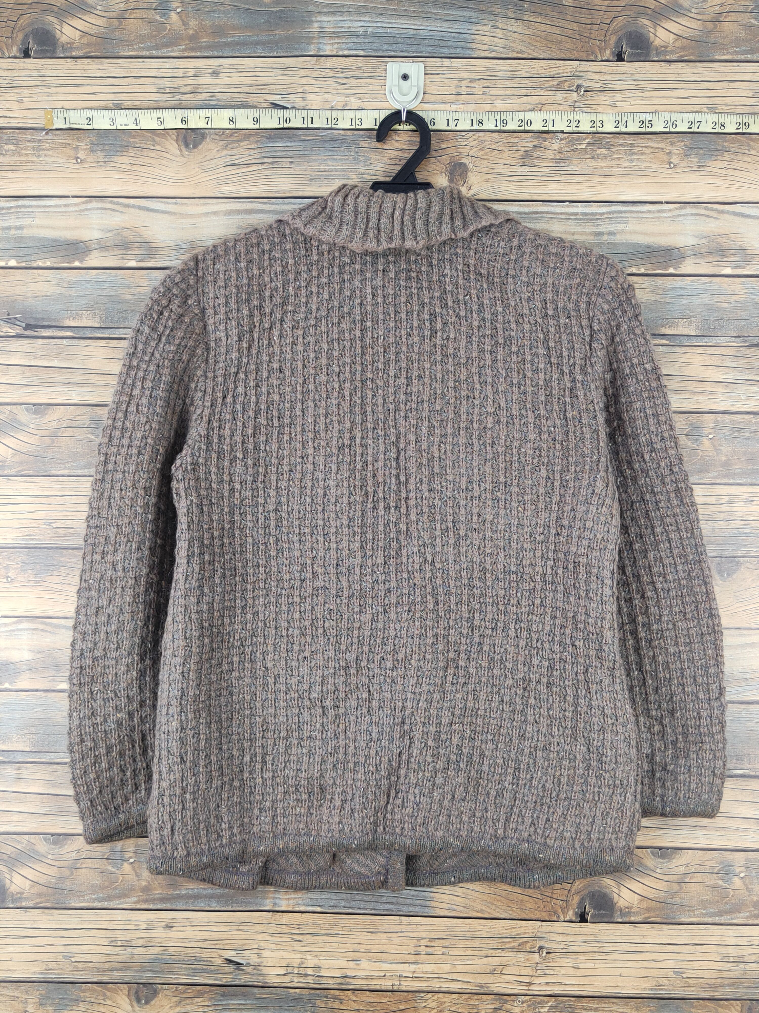 Vintage Cordier Brown Knitwear Cardigan #W1816 Size M / US 6-8 / IT 42-44 - 7 Thumbnail