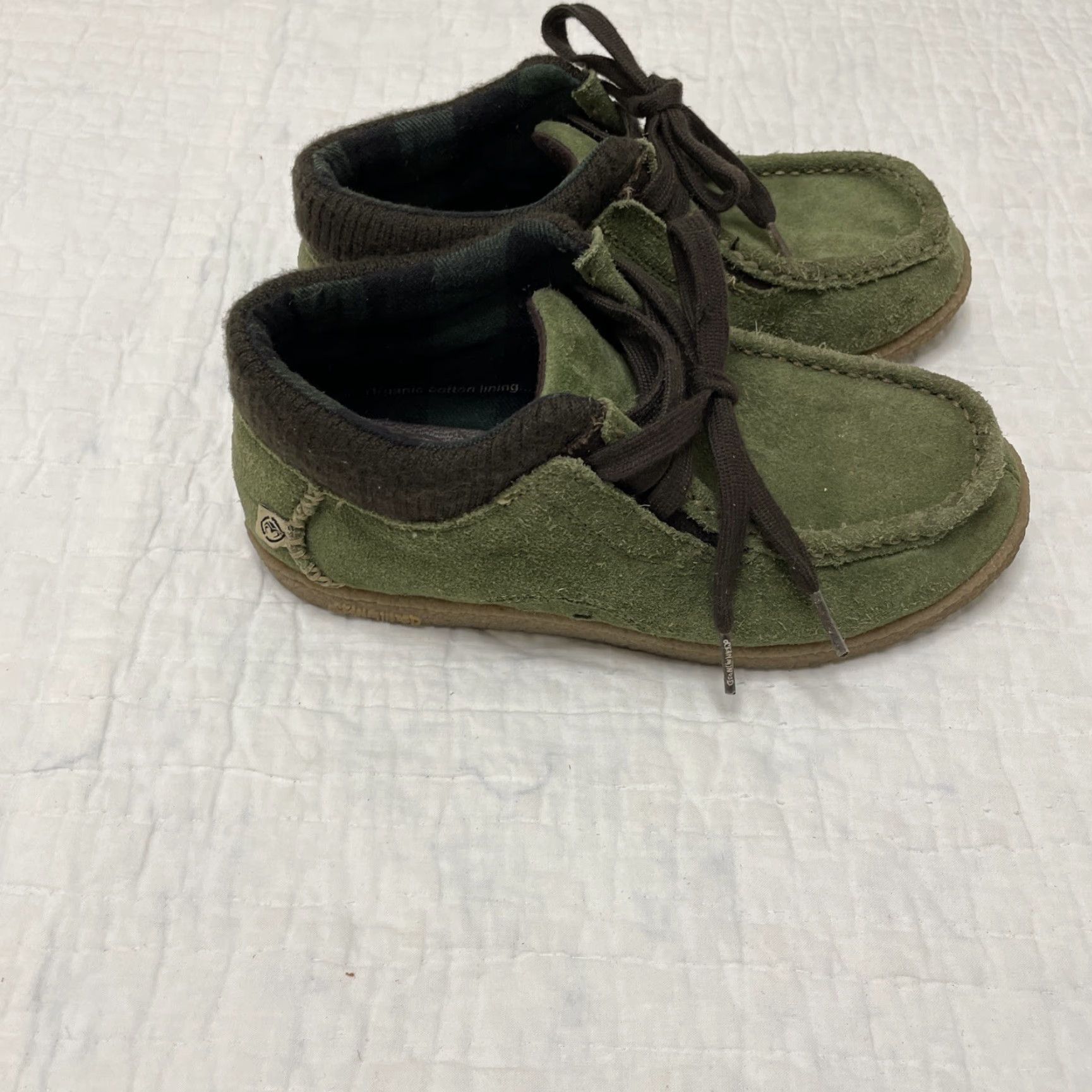 Vintage Ocean Minded Dune Rider Green Suede Lace Up Chukka Sneakers Size 6 EU 38 Unisex Adults Casual Shoes Size US 6 / EU 39 - 3 Thumbnail