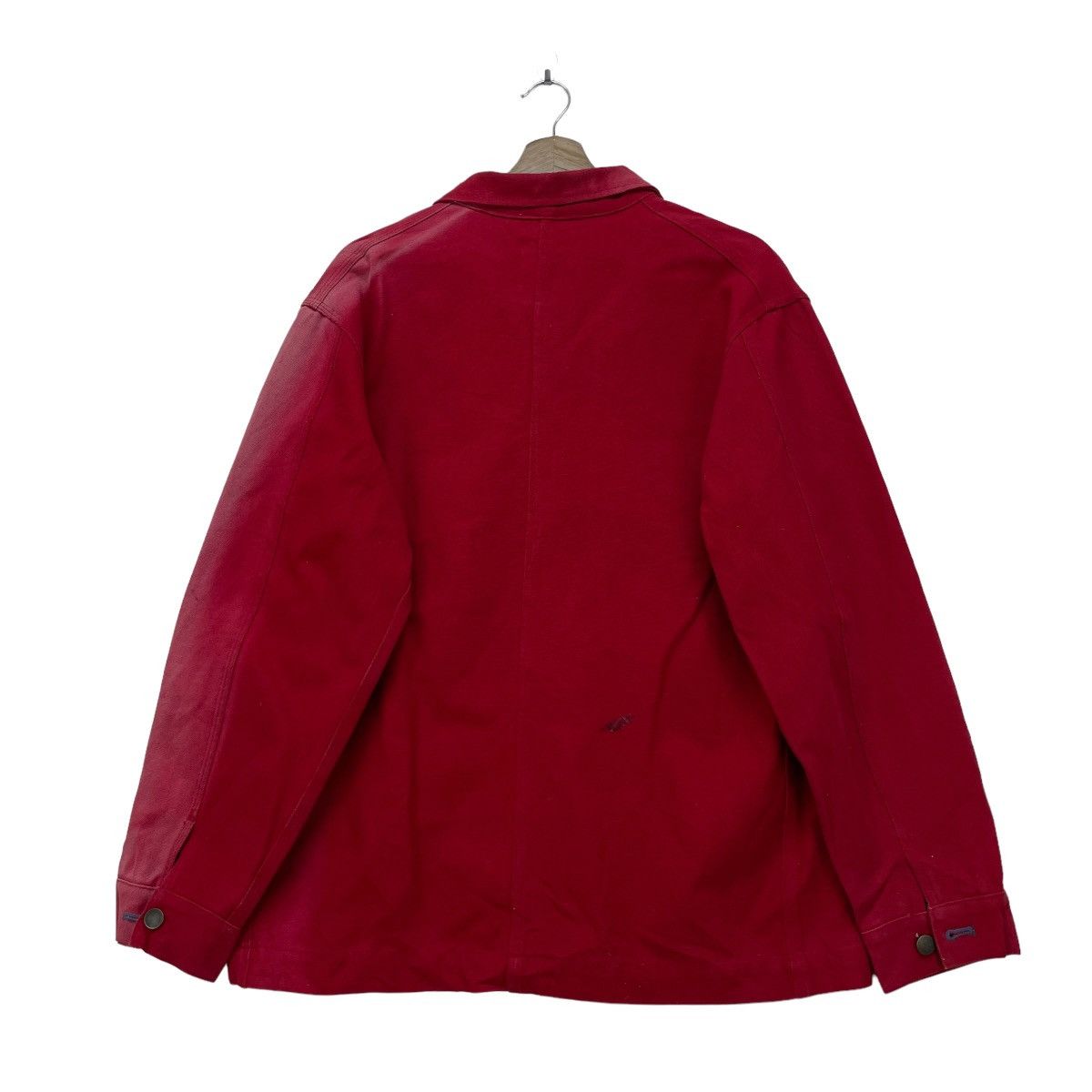 Japanese Brand 🔥Vintage Japanese Brand Crop Chore Sunfaded Chore Jacket Size US M / EU 48-50 / 2 - 2 Thumbnail