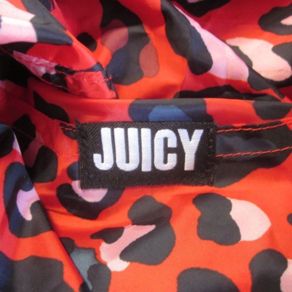 Juicy Couture Juicy Couture Psycho Red Hyper Leopard Nylon Track Jacket Si Size M / US 6-8 / IT 42-44 - 5 Thumbnail