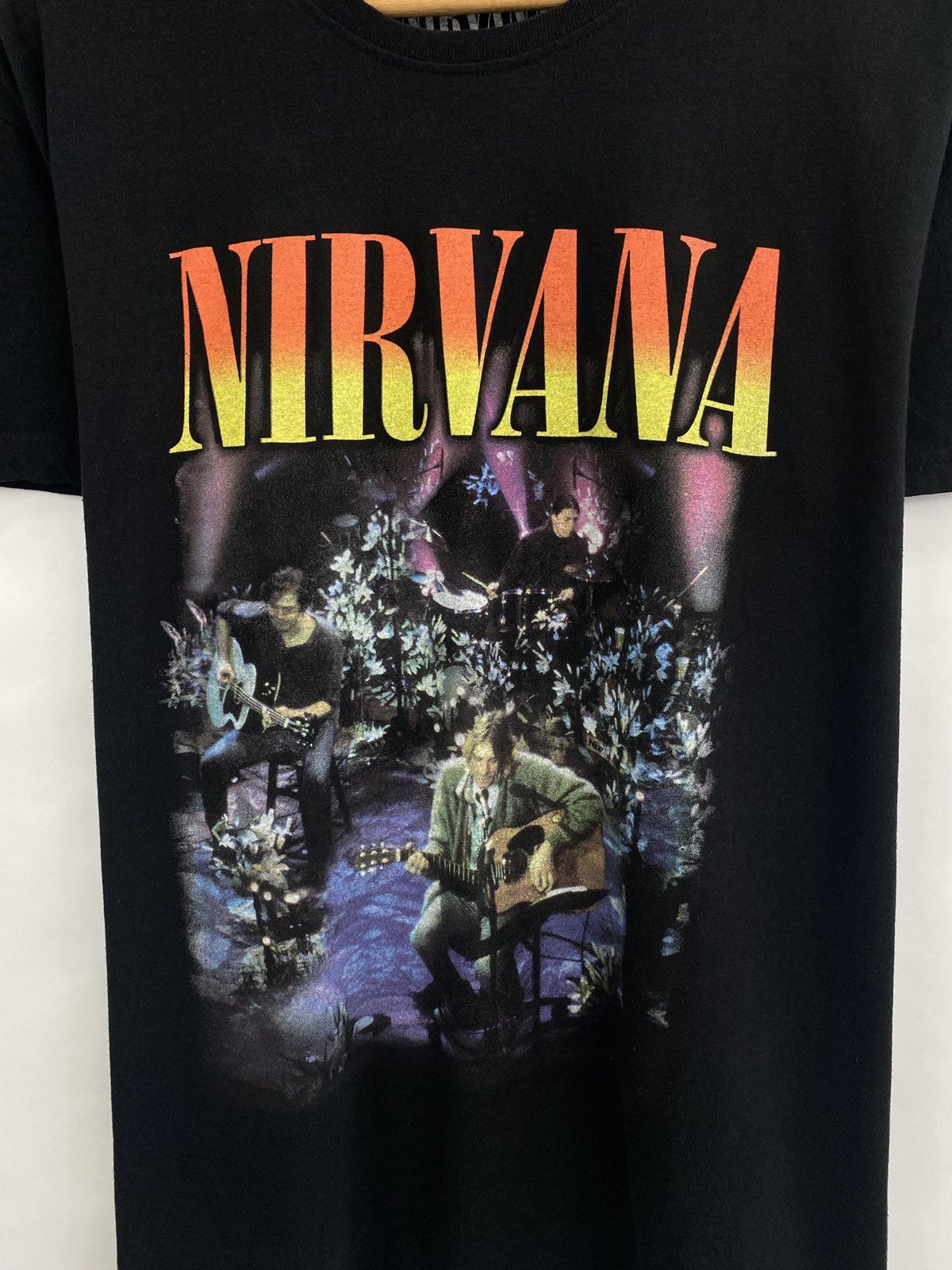 Nirvana 🇺🇸 Y2K Nirvana Kurt Cobain T-Shirt Rare Retro Size US L / EU 52-54 / 3 - 4 Thumbnail