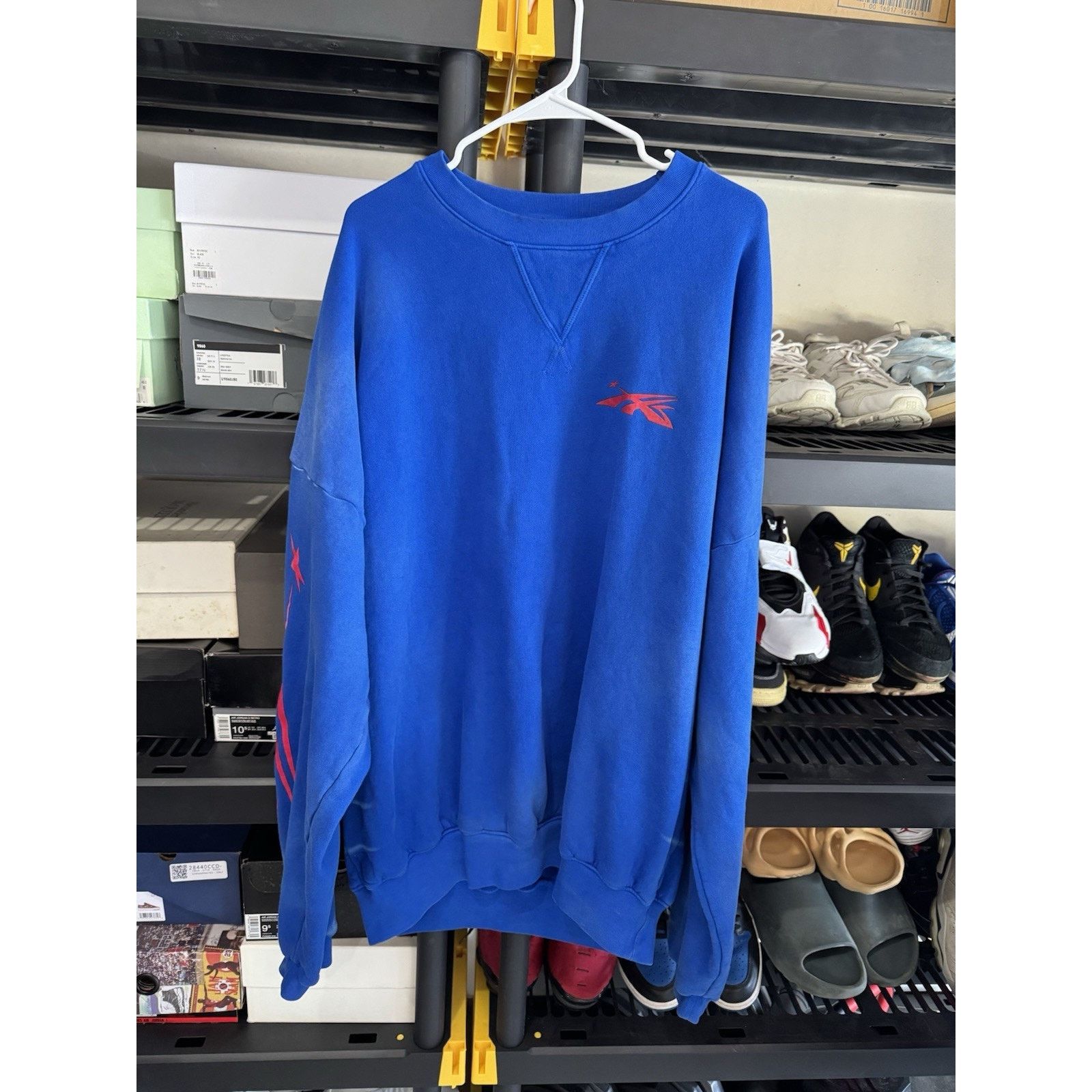 HELLSTAR Hellstar Sport Crewneck Sweatshirt Blue Size Extra Large XL Size US XL / EU 56 / 4 - 1 Thumbnail