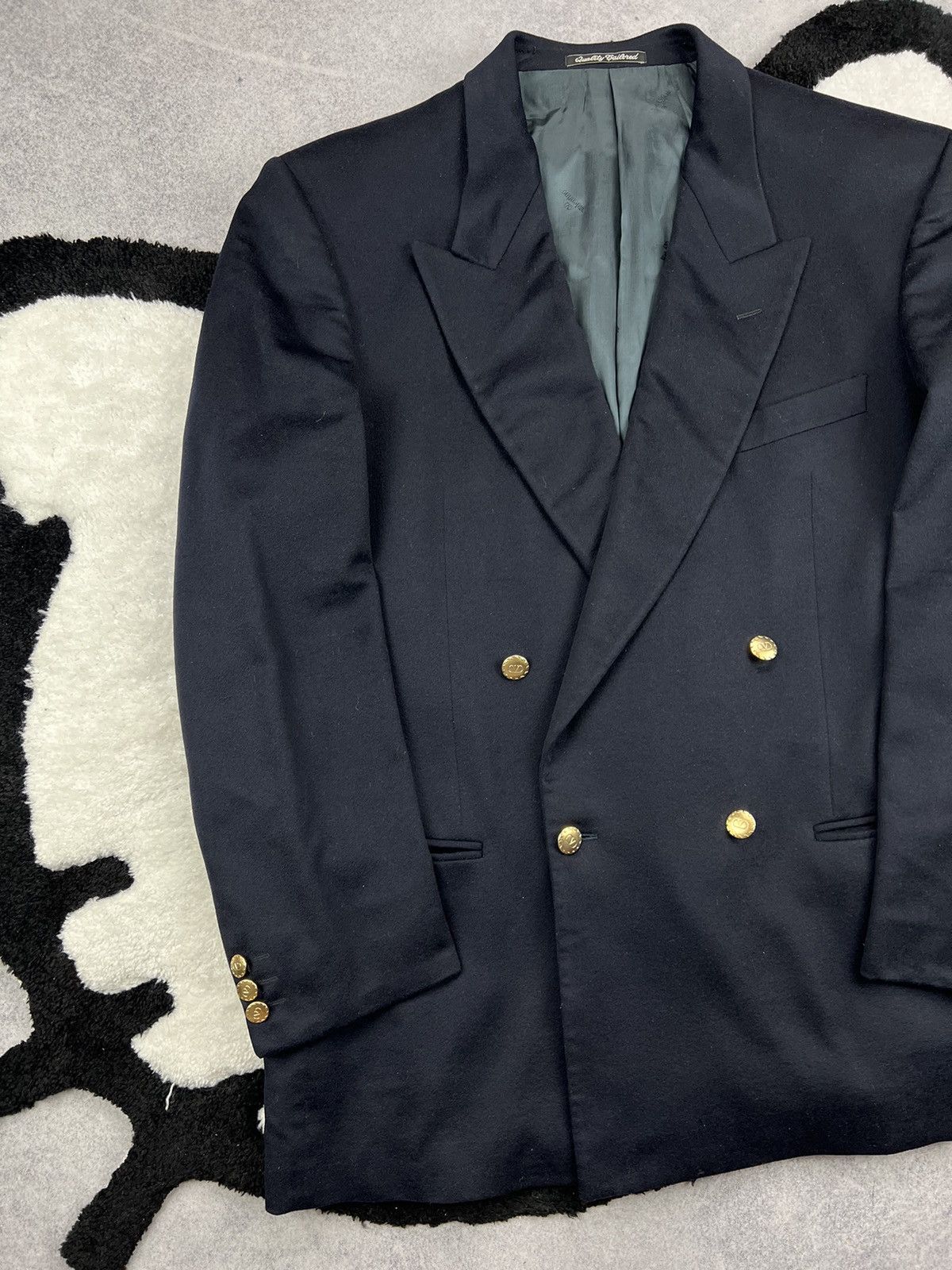 Valentino Valentino Wool Lana Italy Old Money Luxury Buisness Blazer Size 52R - 2 Thumbnail