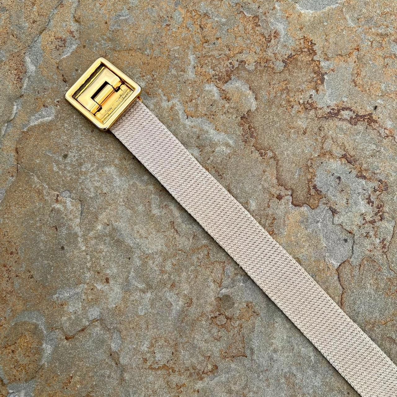 Other Gold Buckle Authentic Military Woven Belt Size ONE SIZE - 5 Thumbnail
