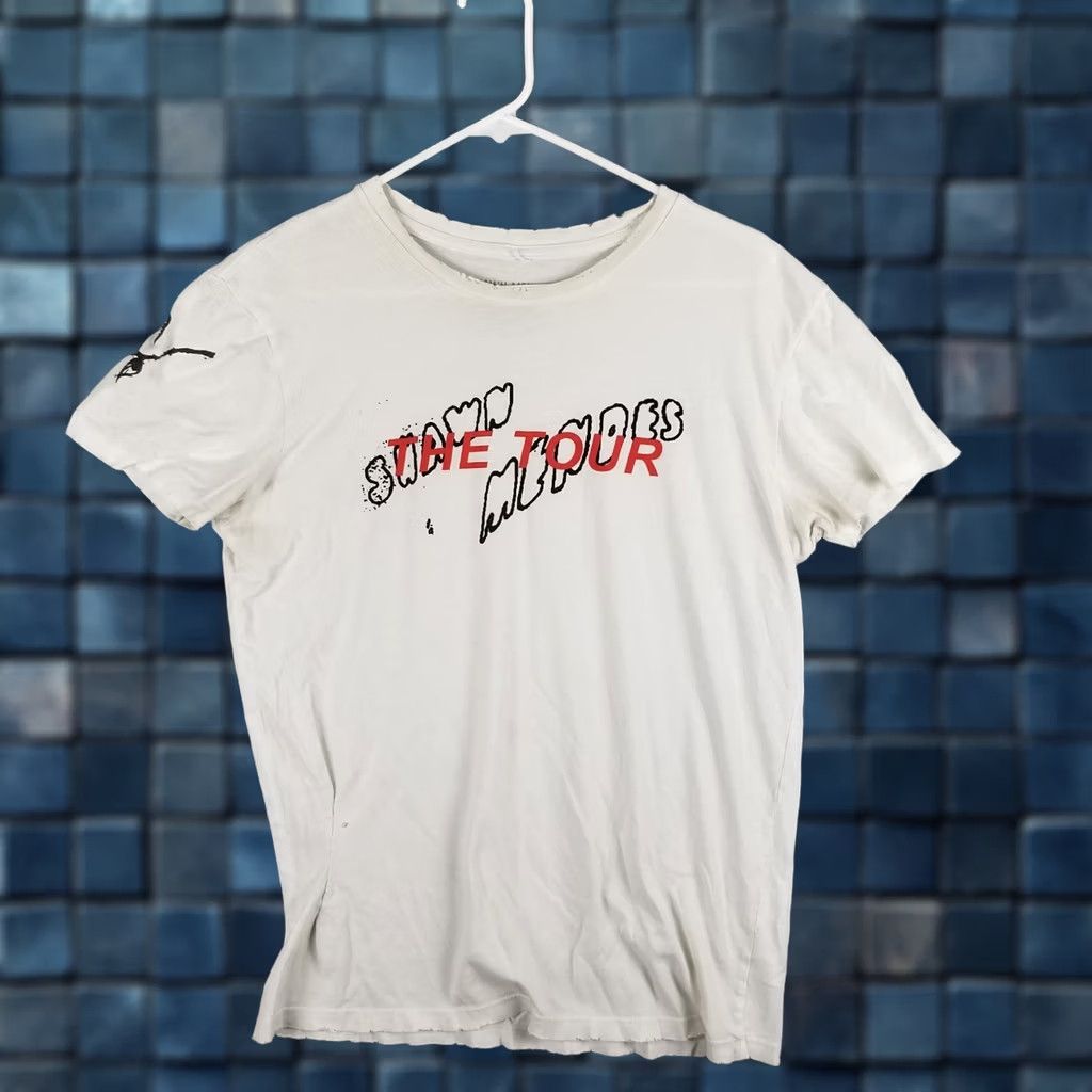 Thrasher Concert T-Shirt Shin Mendes 2019 The Tour Shirt Short Sleeve Crew Neck Small White Women Regular Size S Vintage No Size S / US 4 / IT 40 - 1 Thumbnail