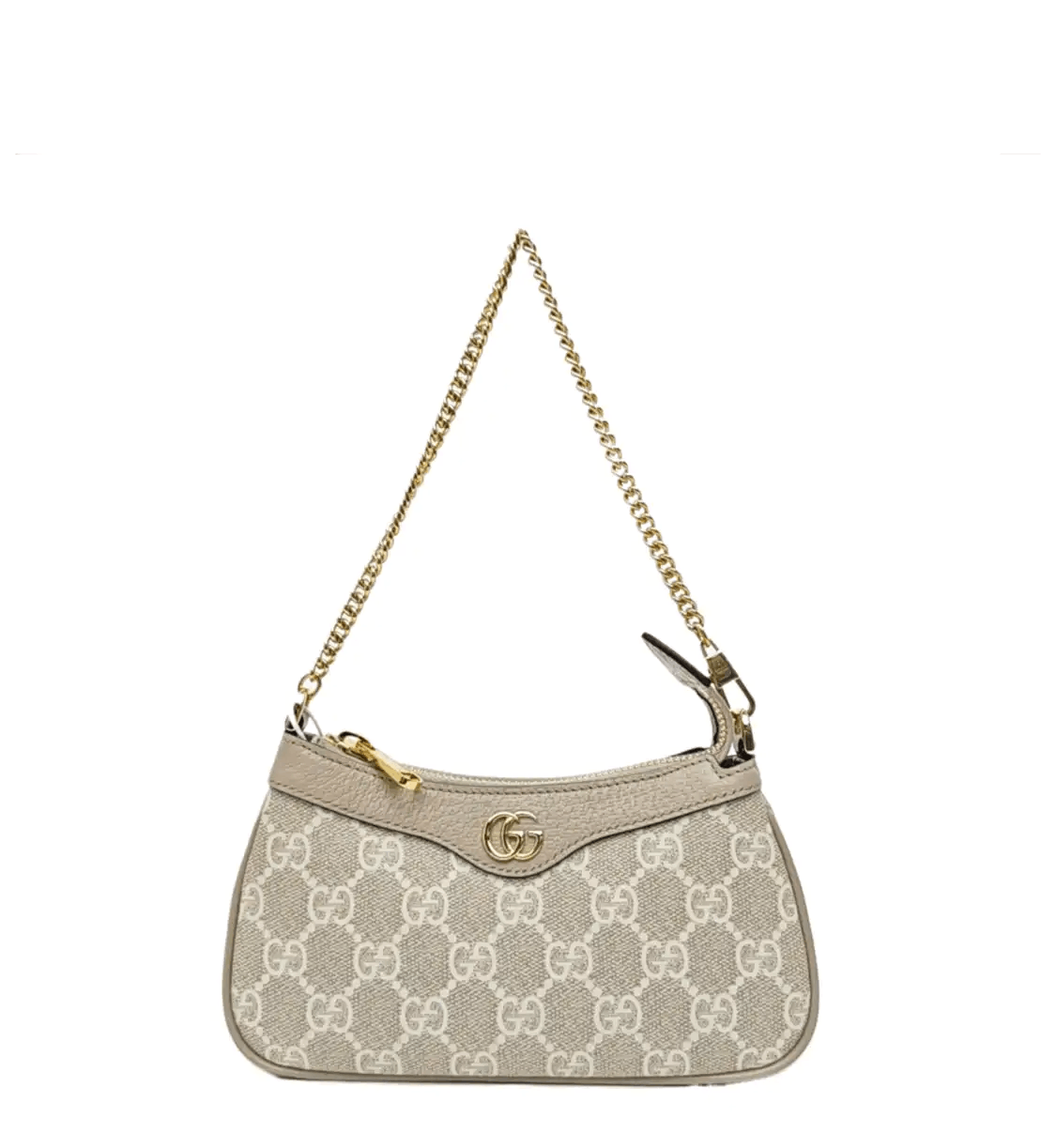 Gucci Ophidia Mini Beige Coated Canvas Monogram Handbag Crossbody Bag Shoulder B, Women's