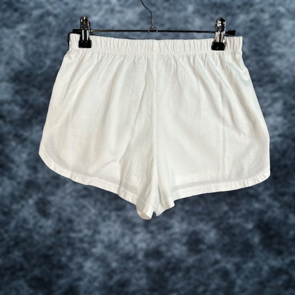 Vintage Kent Womens Small White Organic Cotton Lounge Shorts Lightweight Fabric Shirt? Size 28" / US 6 / IT 42 - 1 Thumbnail