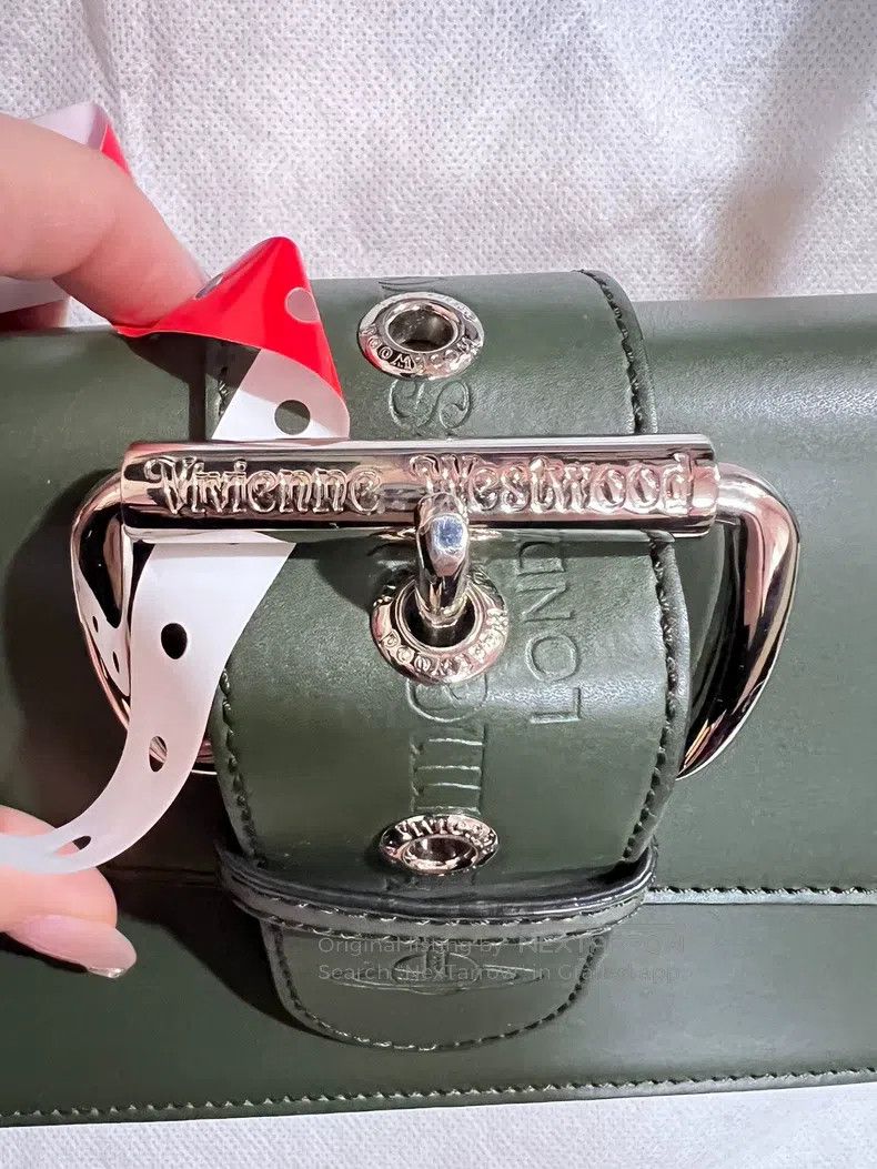Vivienne Westwood Vivienne Westwood size os Dark green envelope women's bag Size ONE SIZE - 3 Thumbnail